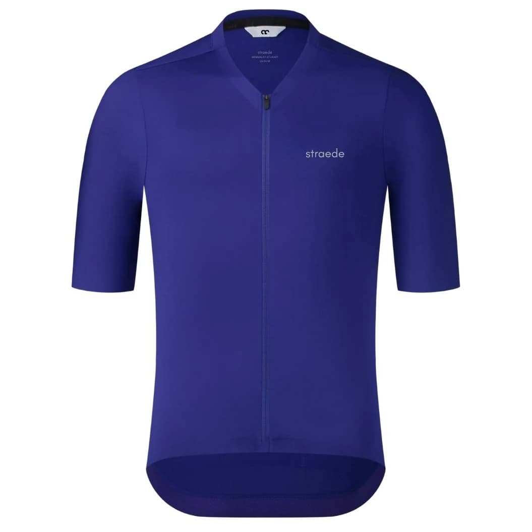 Фланелка с къс ръкав за колоездене straede Aerlig Jersey Cycling jersey - Indigo
