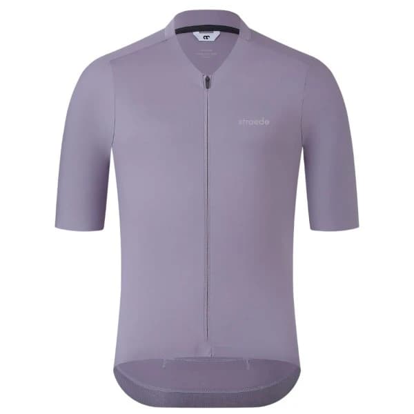 Фланелка с къс ръкав за колоездене straede Aerlig Jersey Cycling jersey - Metallic Flieder