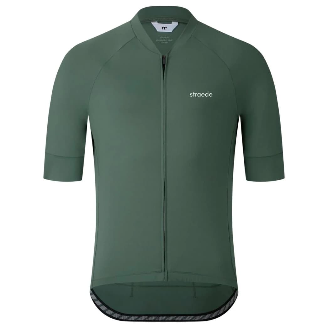 Мъжка фланелка с къс ръкав за колоездене straede Kaern Jersey Cycling jersey - Green