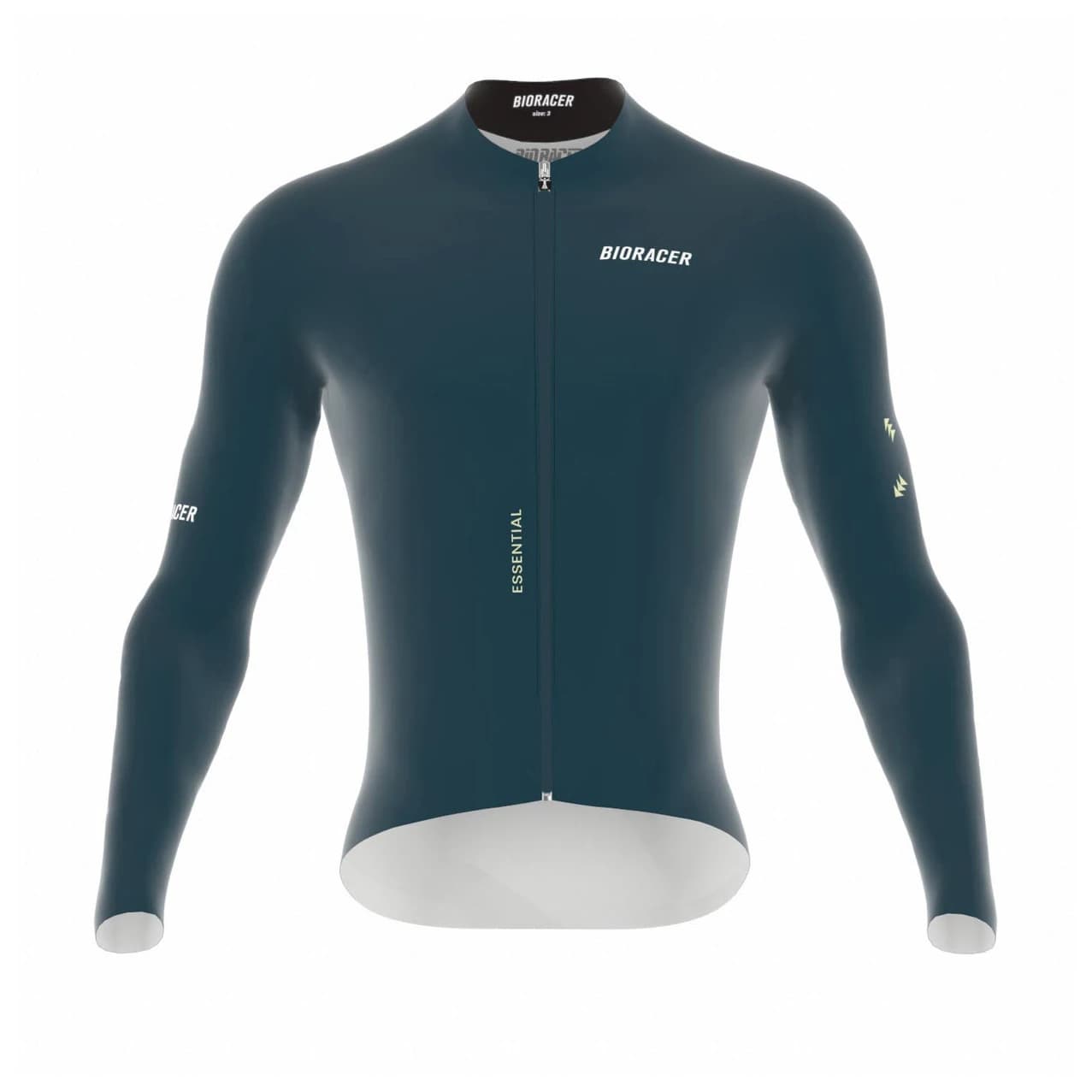 Мъжка фланелка с дълъг ръкав за колоездене Bioracer Epic Long Sleeve Jersey Cycling jersey - Graphite Blue
