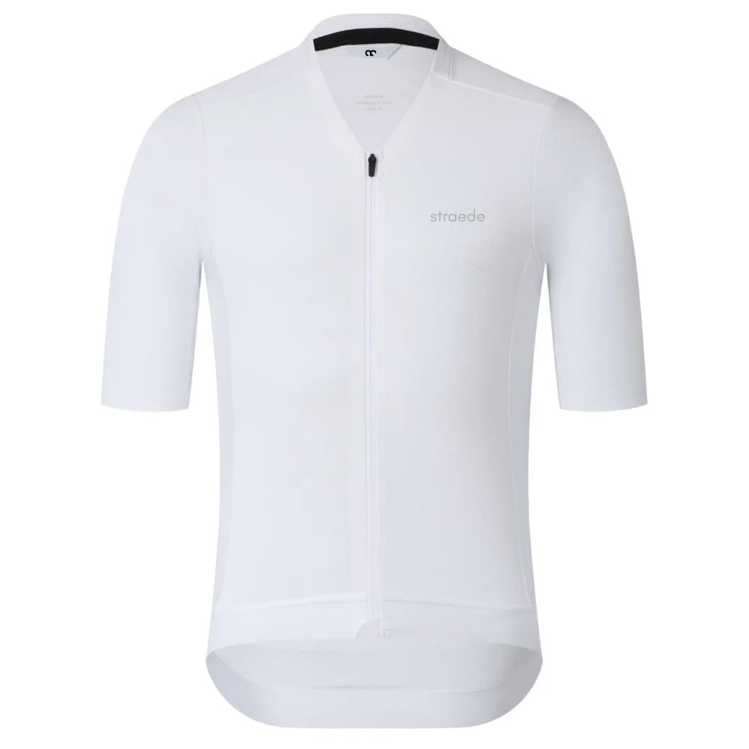 Фланелка с къс ръкав за колоездене straede Aerlig Ultralight Jersey Cycling jersey - White