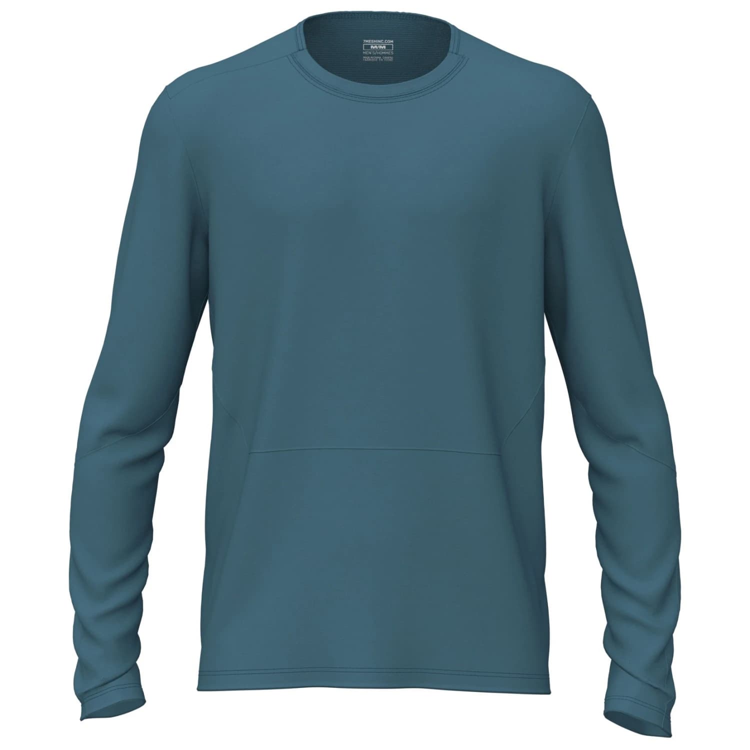 Фланелка с дълъг ръкав за колоездене 7mesh Roam Shirt L/S Cycling jersey - Lake Blue