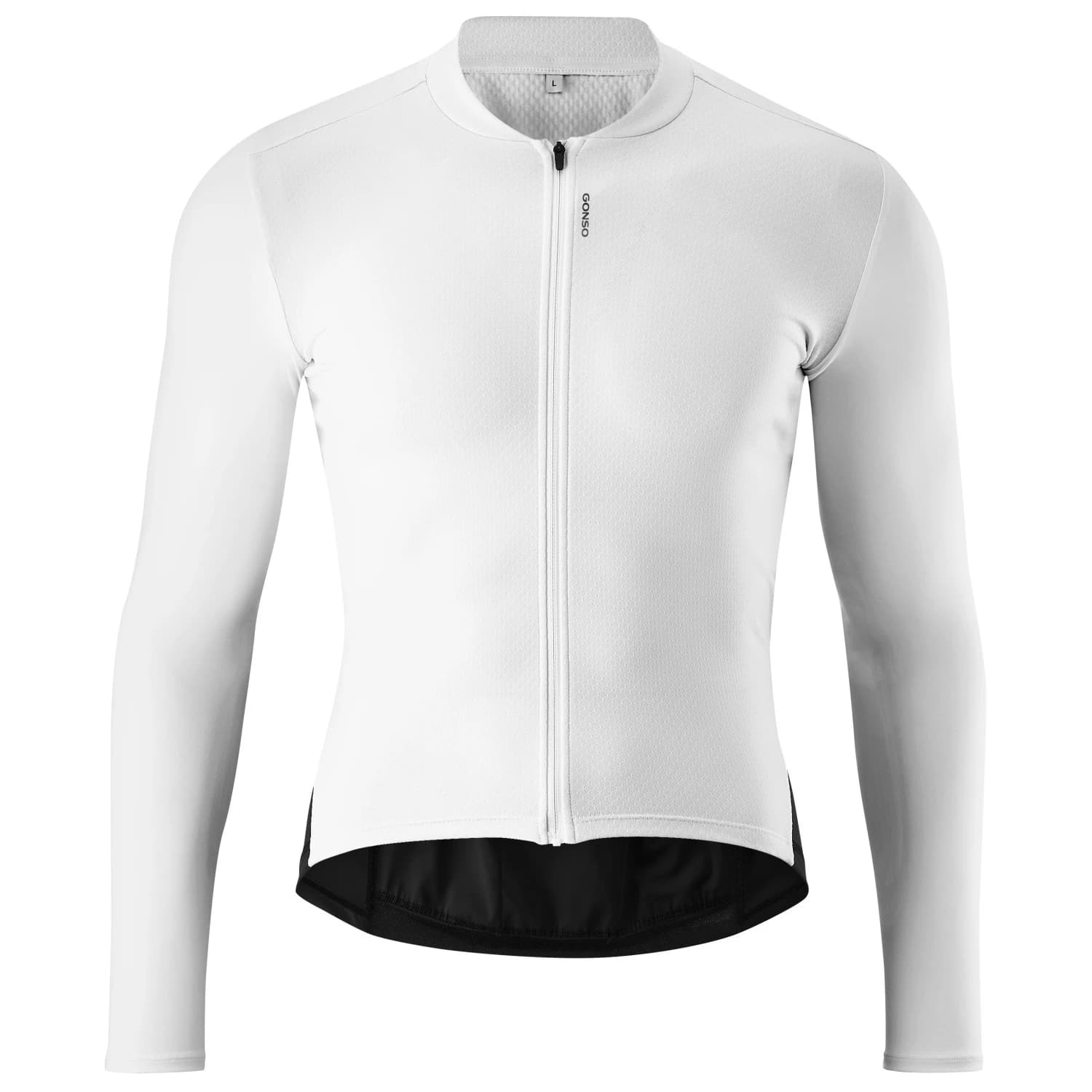 Мъжка фланелка с дълъг ръкав за колоездене Gonso Sitivo Jersey Longsleeve Cycling jersey - White / Black
