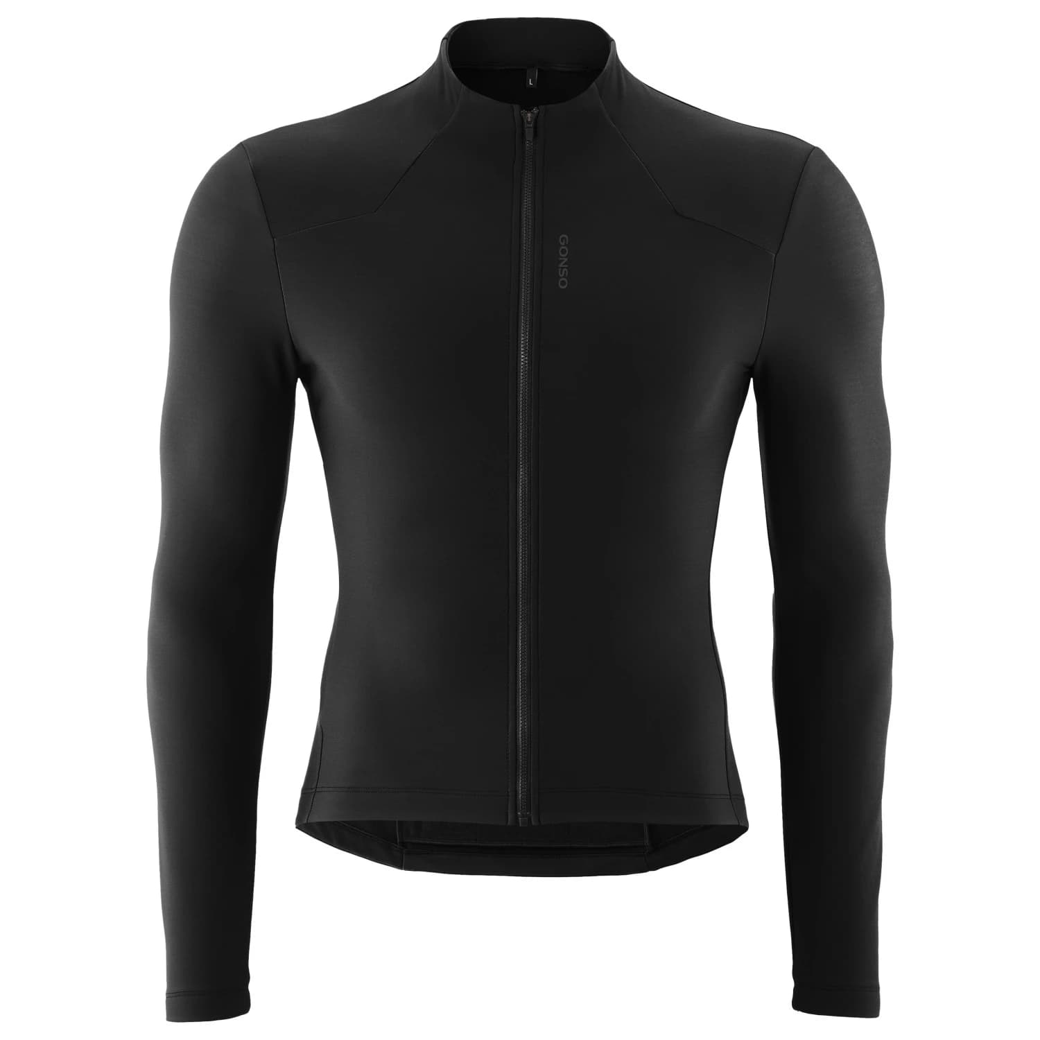 Мъжка фланелка с дълъг ръкав за колоездене Gonso Sitivo Jersey Therm Cycling jersey - Black