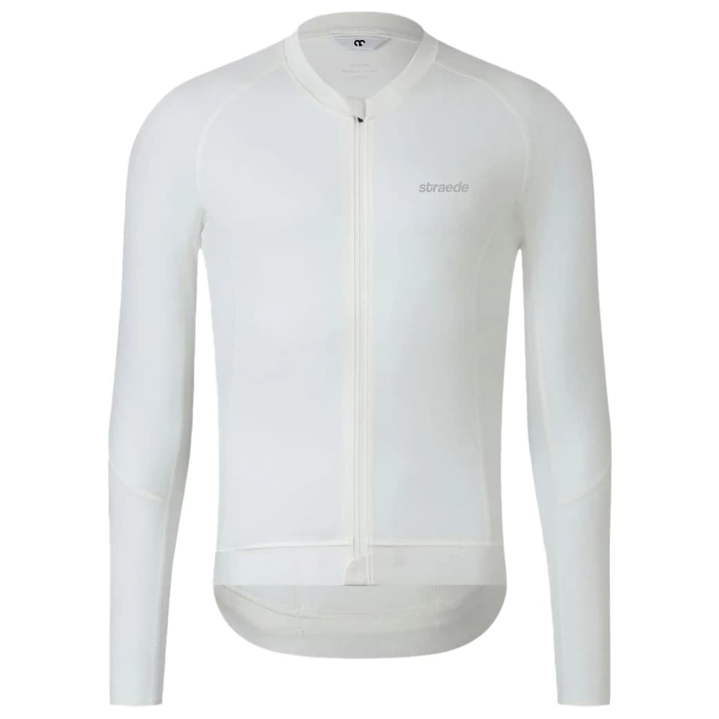 Фланелка с дълъг ръкав за колоездене straede Aerlig Pro Longsleeve Jersey Cycling jersey - Natural White
