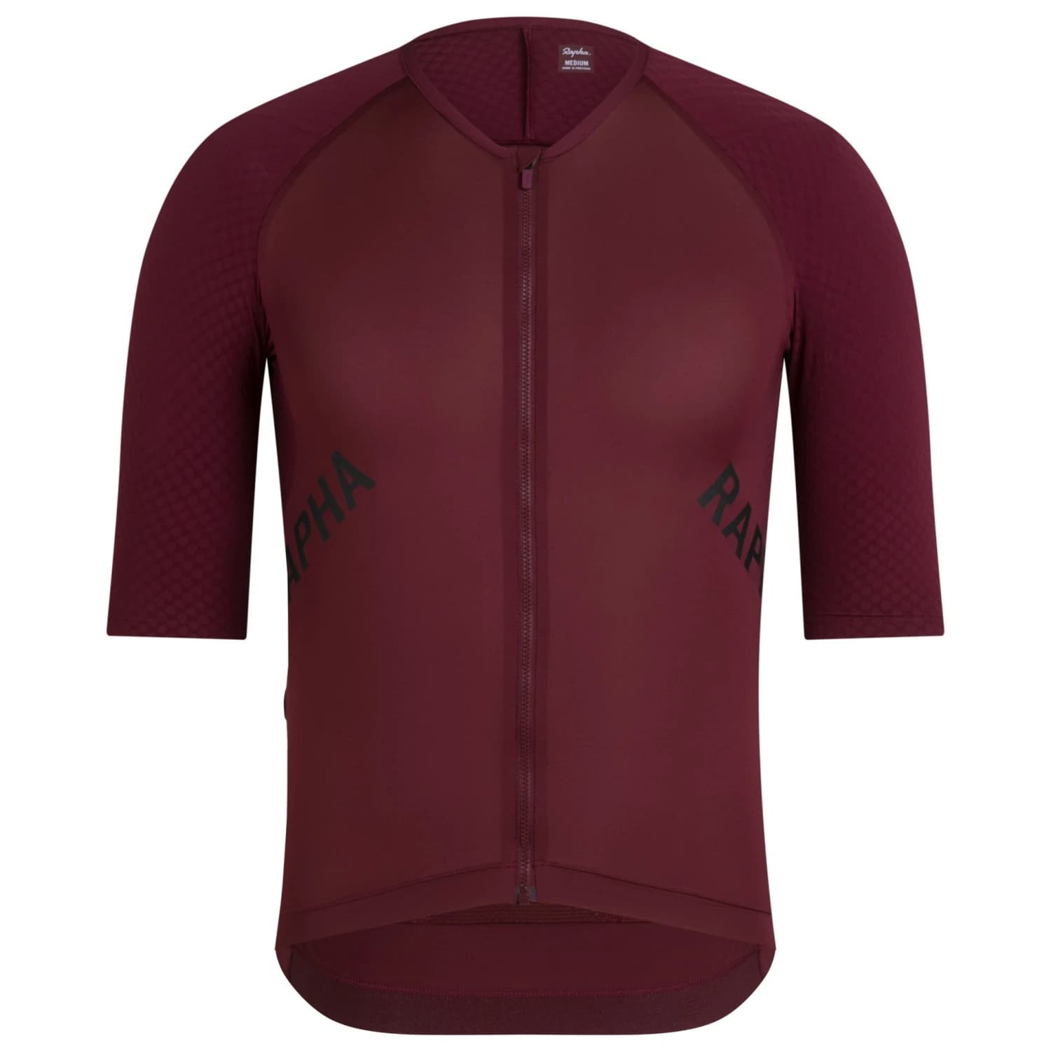 Мъжка фланелка с къс ръкав за колоездене Rapha Pro Team Aero Jersey Cycling jersey - Port / Black