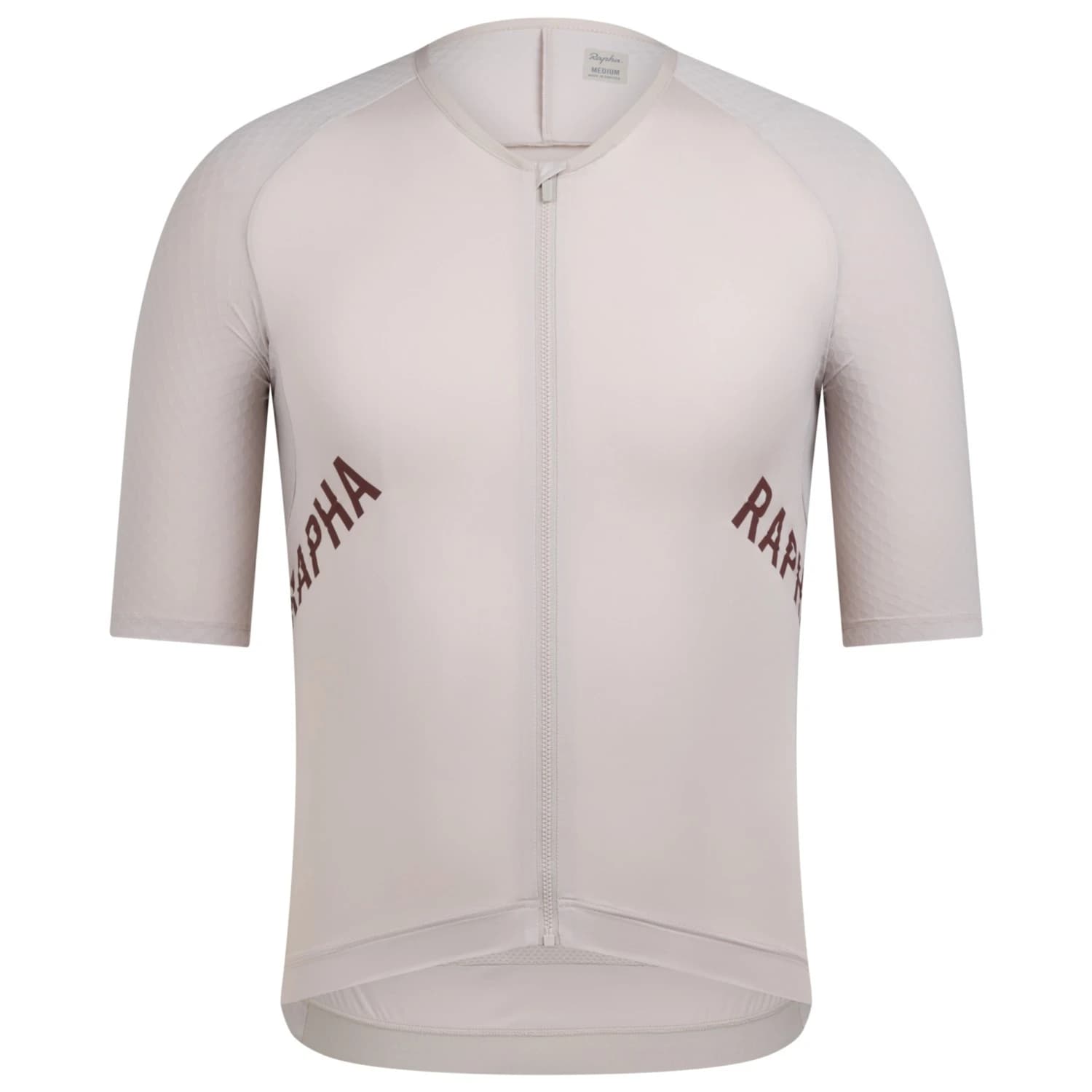 Мъжка фланелка с къс ръкав за колоездене Rapha Pro Team Aero Jersey Cycling jersey - Silver / Rum Raisin