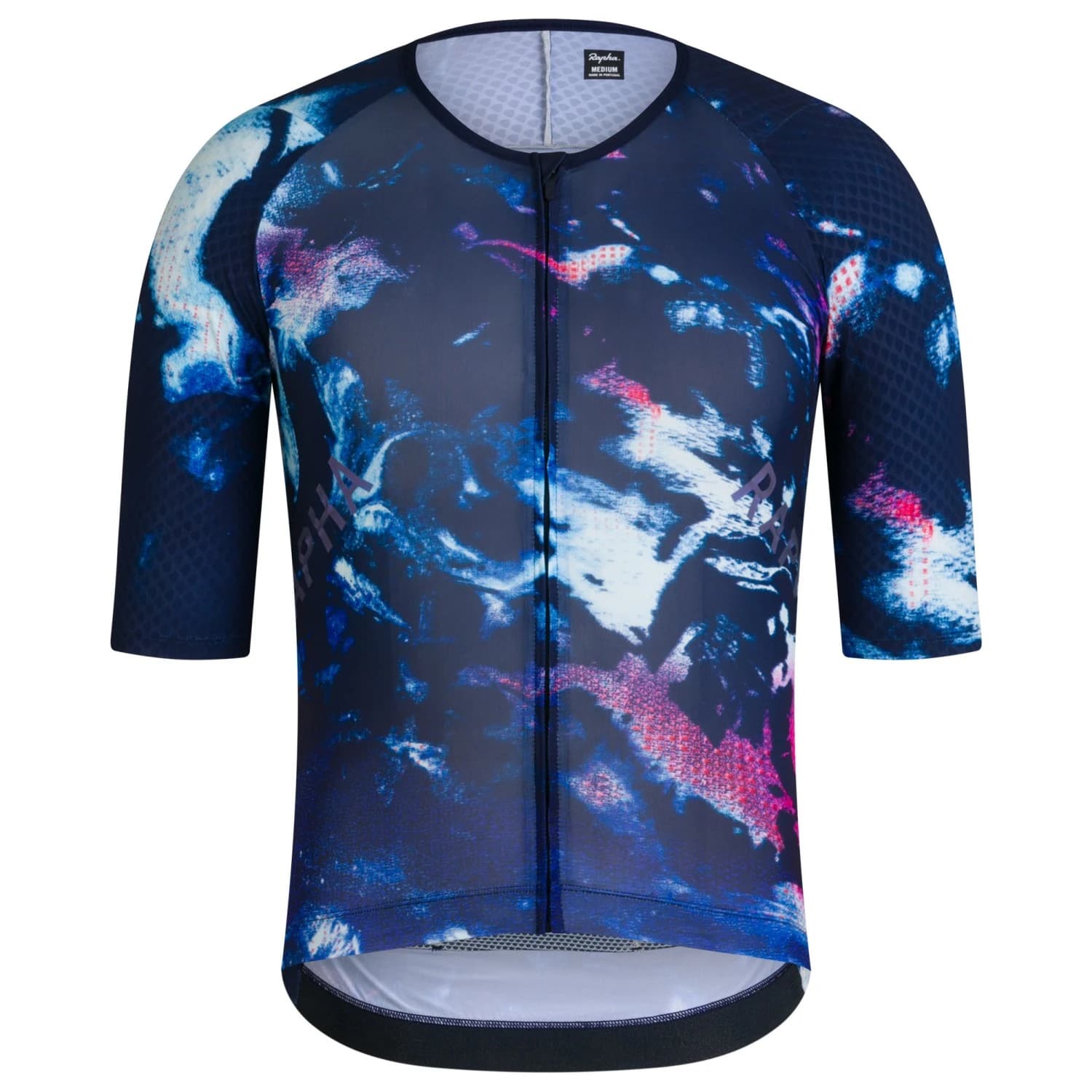 Мъжка фланелка с къс ръкав за колоездене Rapha Pro Team Aero Jersey Cosmic Cycling jersey - Multicolour
