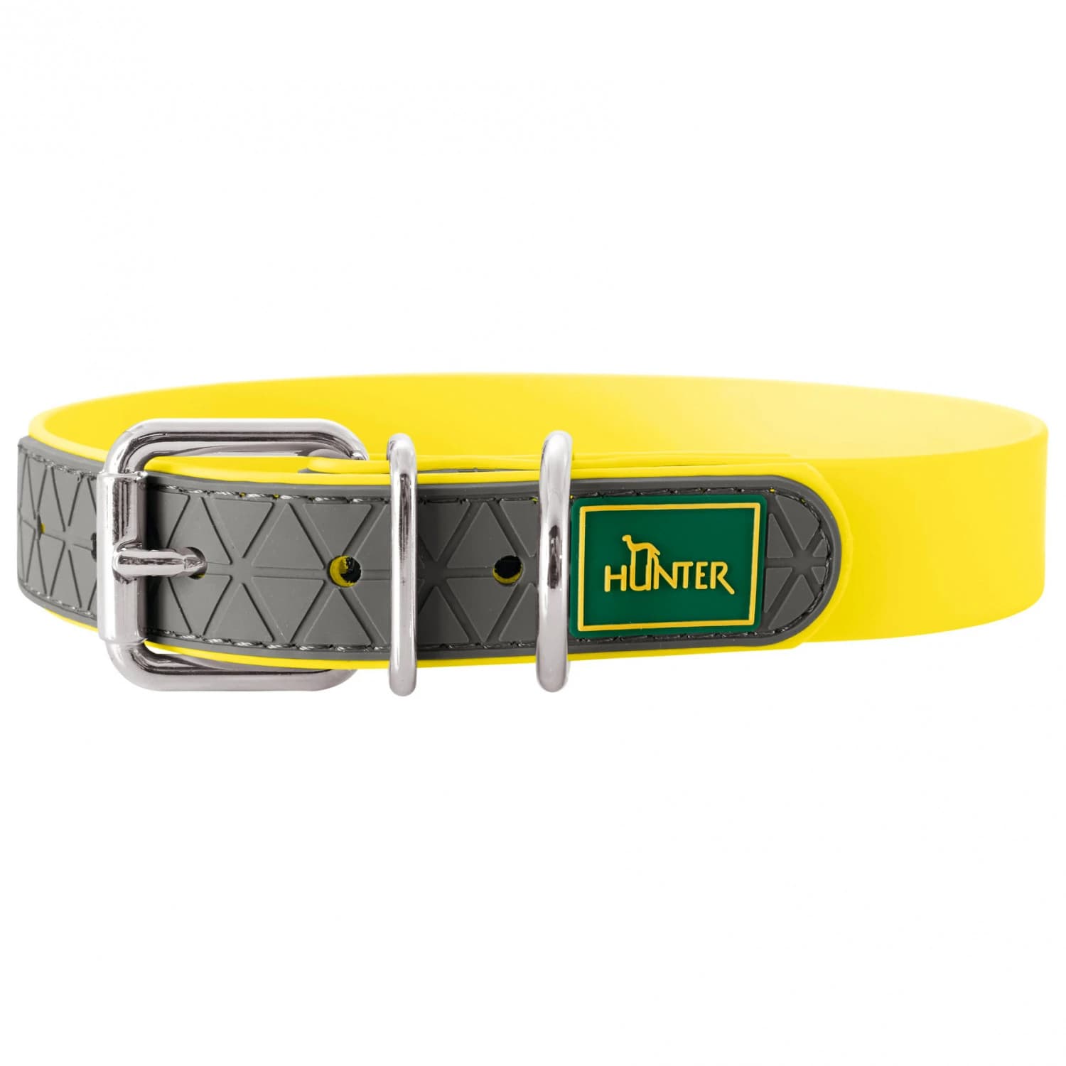 Нашийник за куче Hunter Collar Convenience Dog collar - Neon Yellow