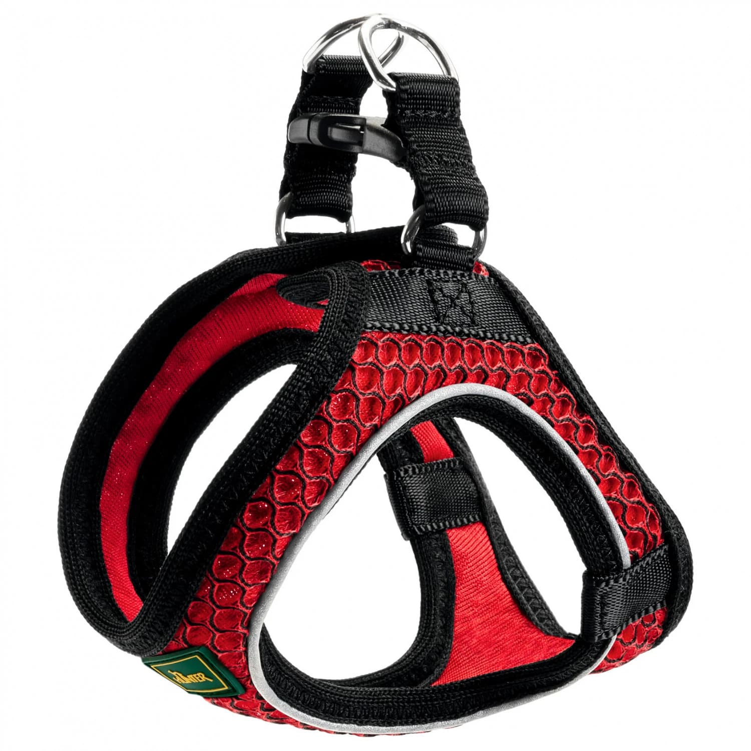 Нагръдник за куче Hunter Harness Hilo Comfort Dog harness - Rot Reflective