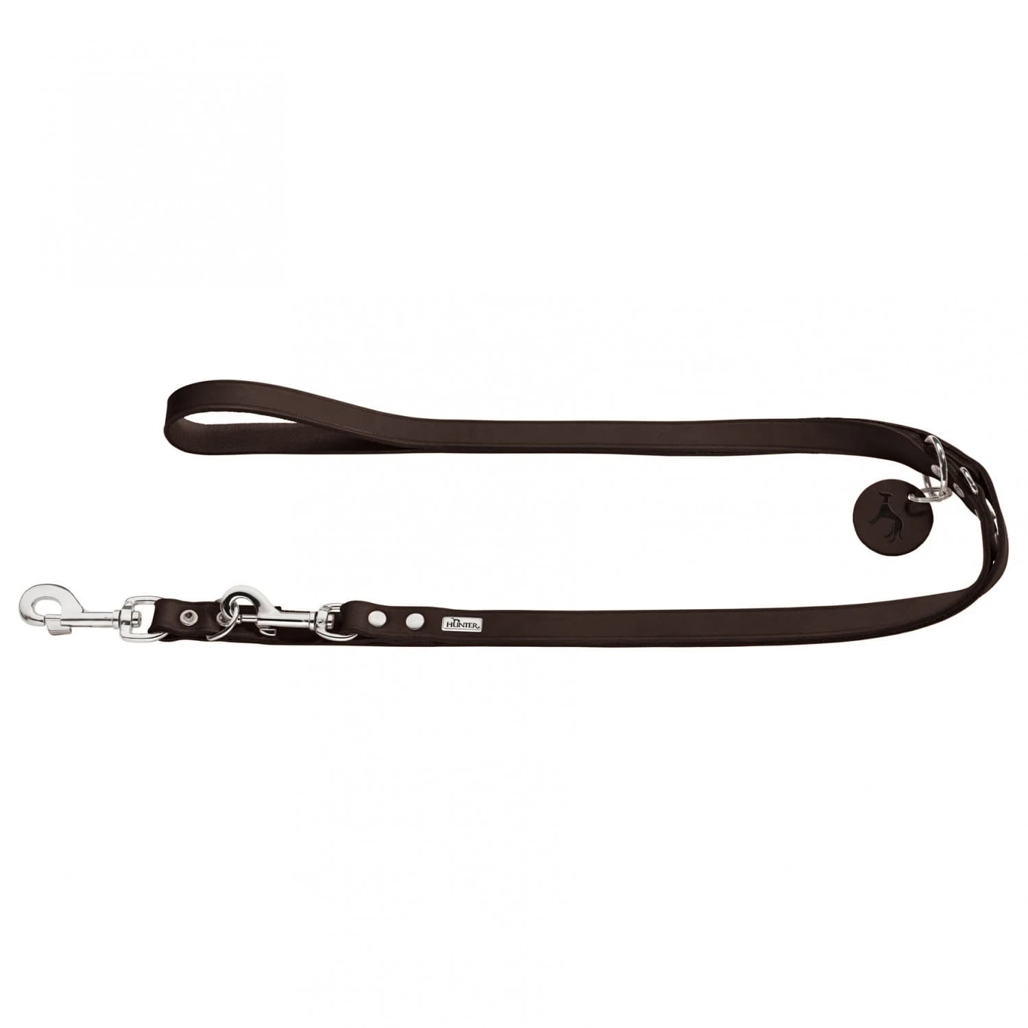Повод за куче Hunter V-Leash Dog leash - Dark Brown