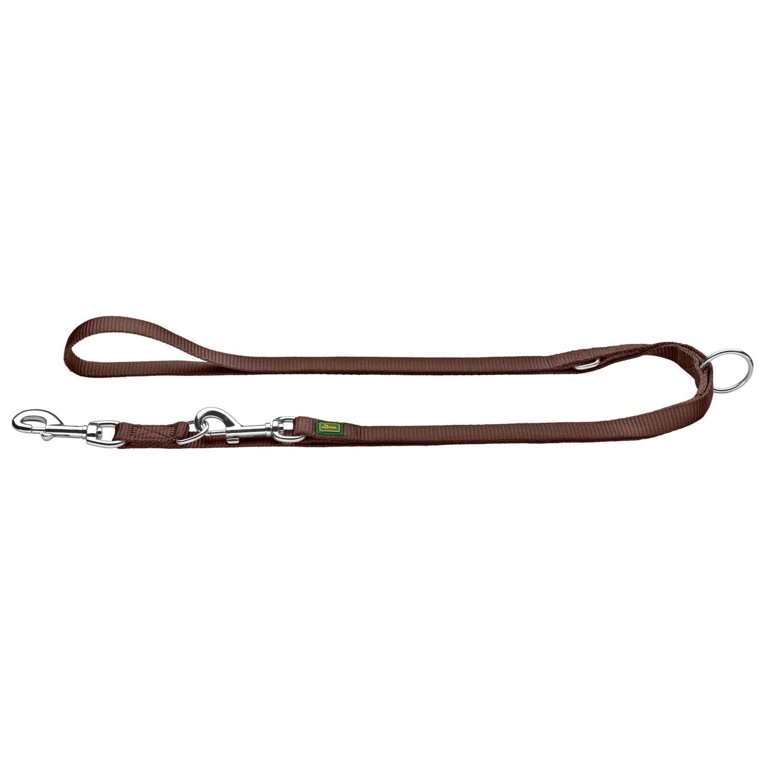 Повод за куче Hunter Adjustable Nylon V Leash Dog leash - Brown