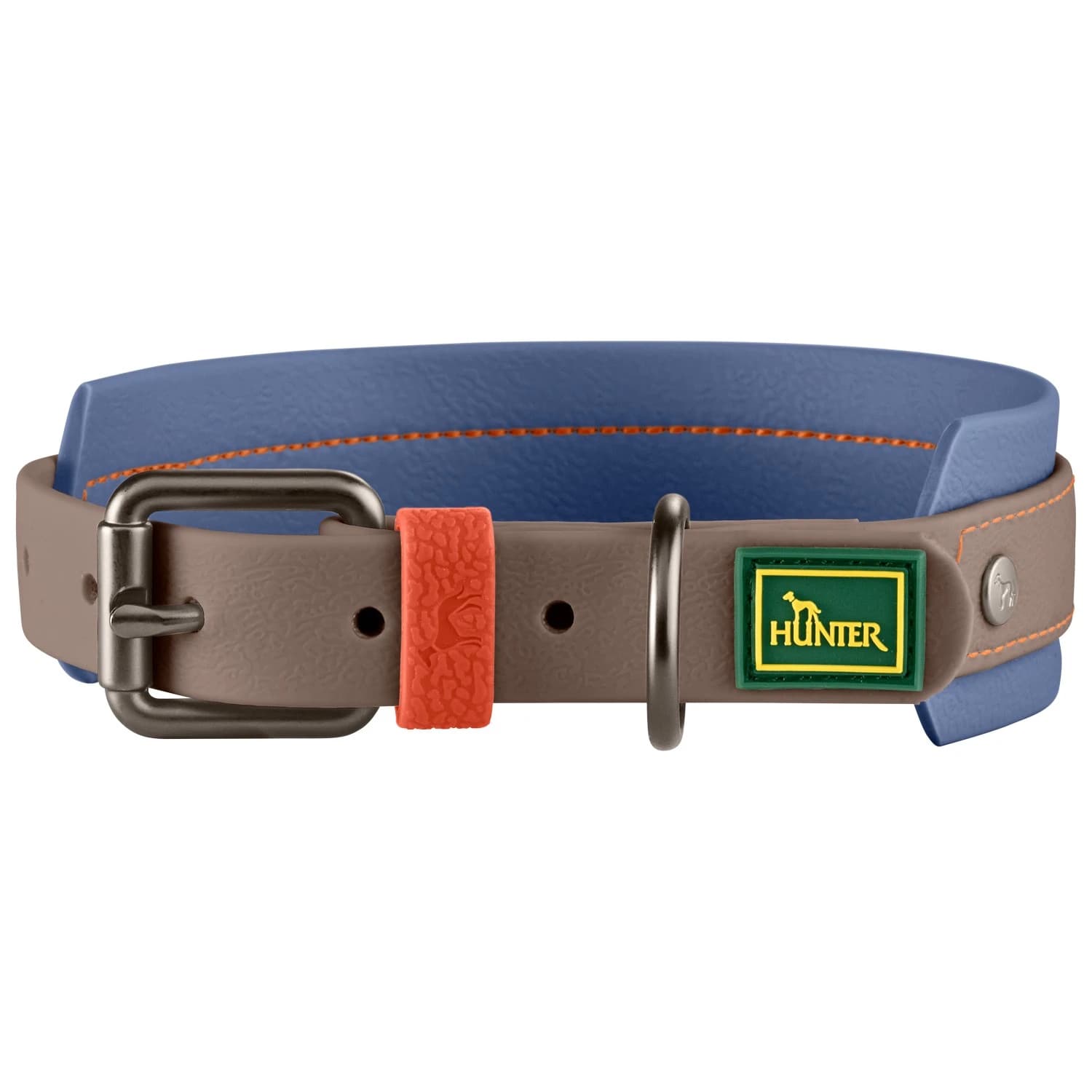 Нашийник за куче Hunter Halsband Havanna Dog collar - Taupe / Smoke Blue