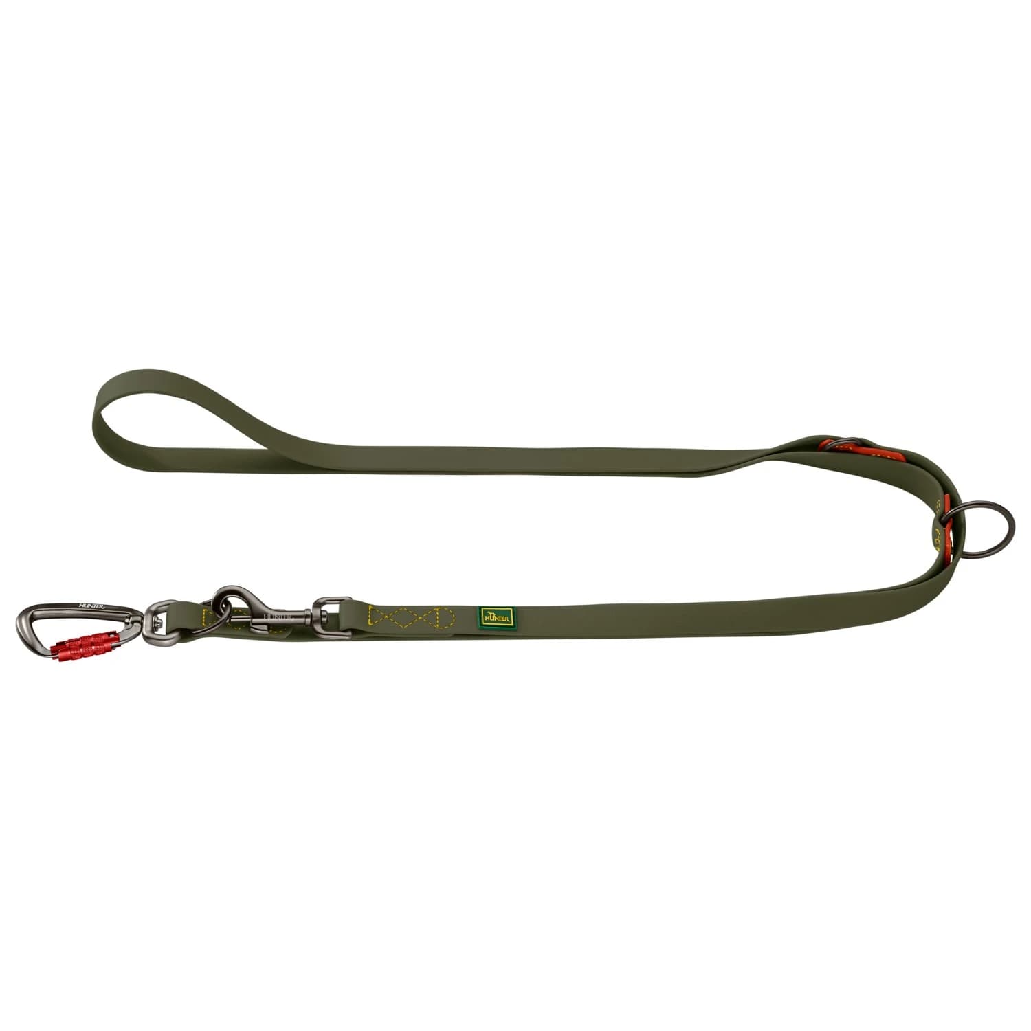 Повод за куче Hunter Havanna 20/200 Dog leash - Green / Orange