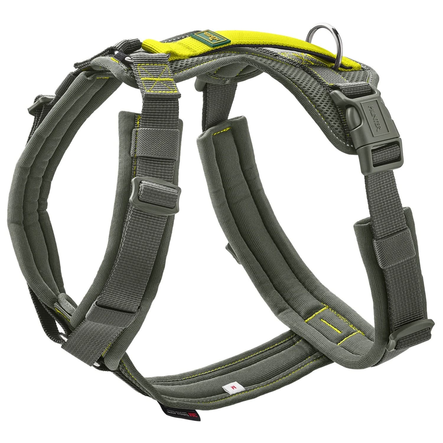 Нагръдник за куче Hunter Maldon 3.0 Dog harness - Dark Grey / Yellow
