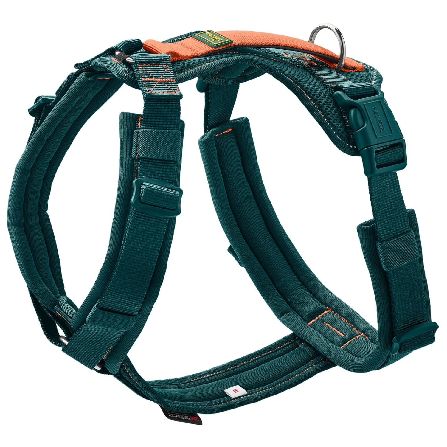 Нагръдник за куче Hunter Maldon 3.0 Dog harness - Petrol / Orange