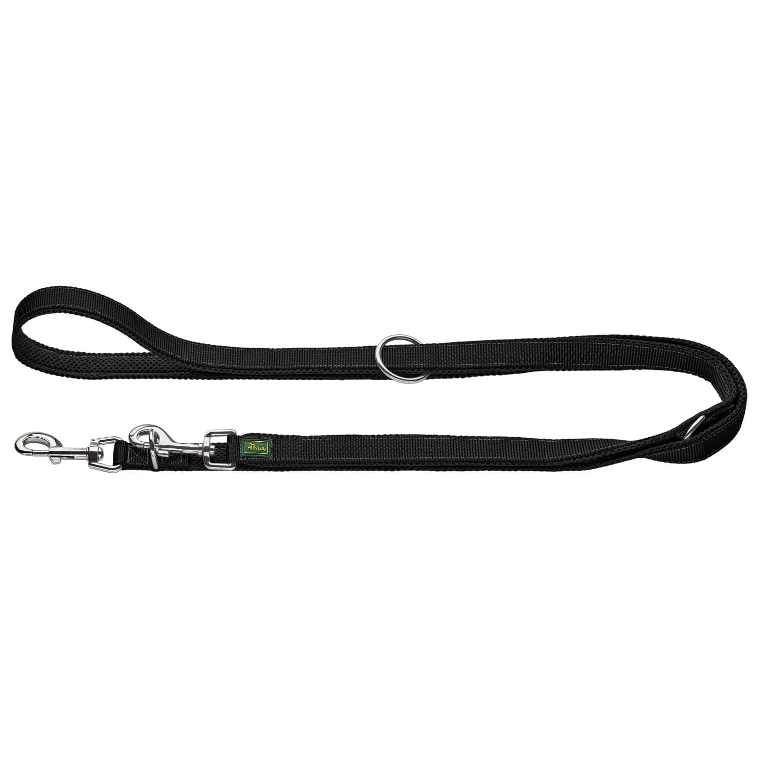 Повод за куче Hunter Verstellbare Führleine Maldon 3.0 Dog leash - Black