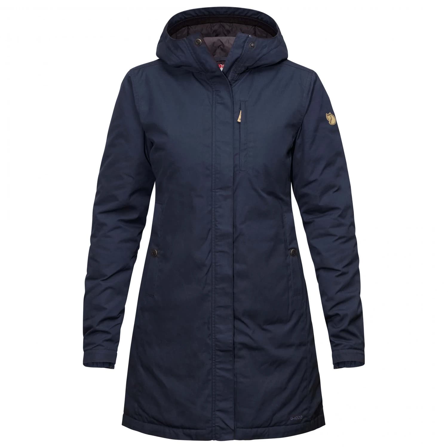 Дамско палто Fjällräven Women's Kiruna Padded Parka Coat - Dark Navy