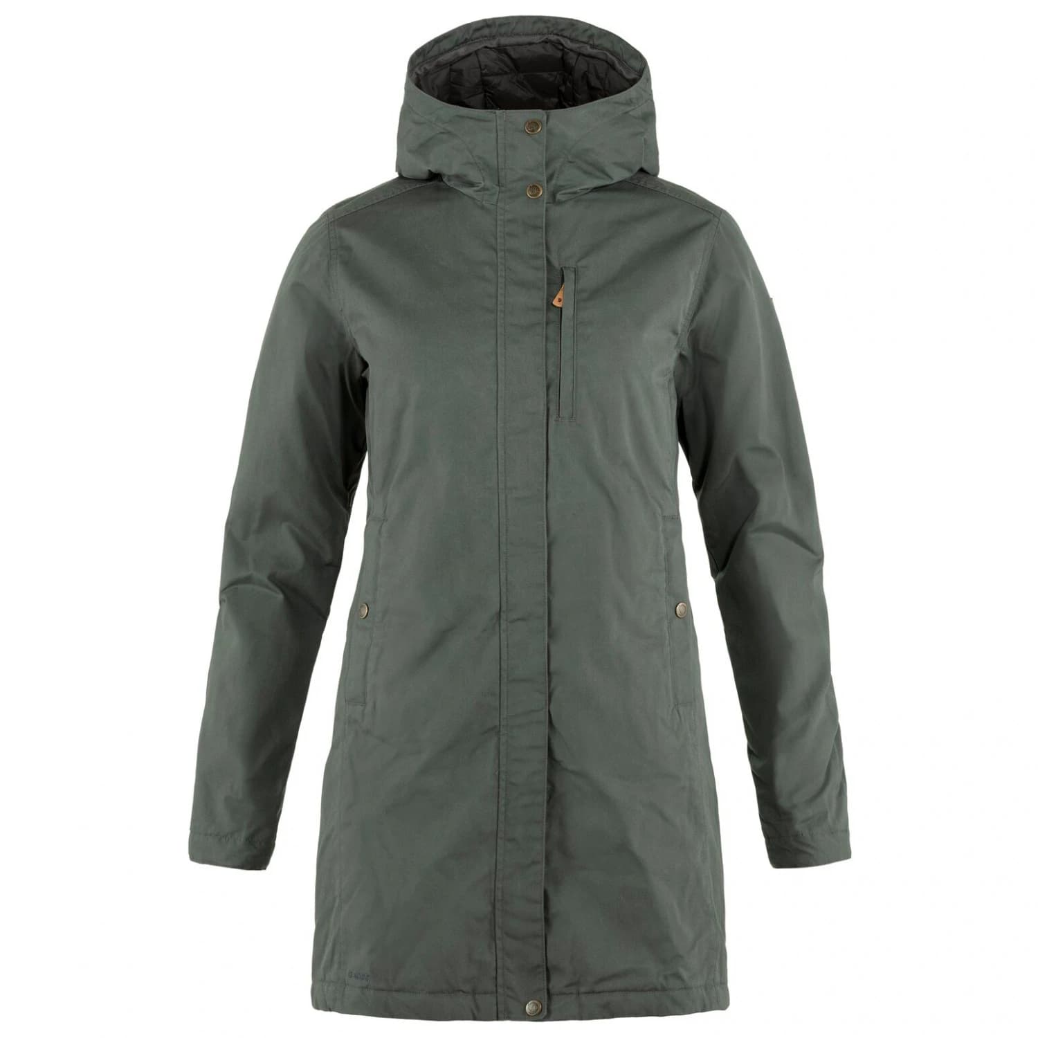 Дамско палто Fjällräven Women's Kiruna Padded Parka Coat - Basalt