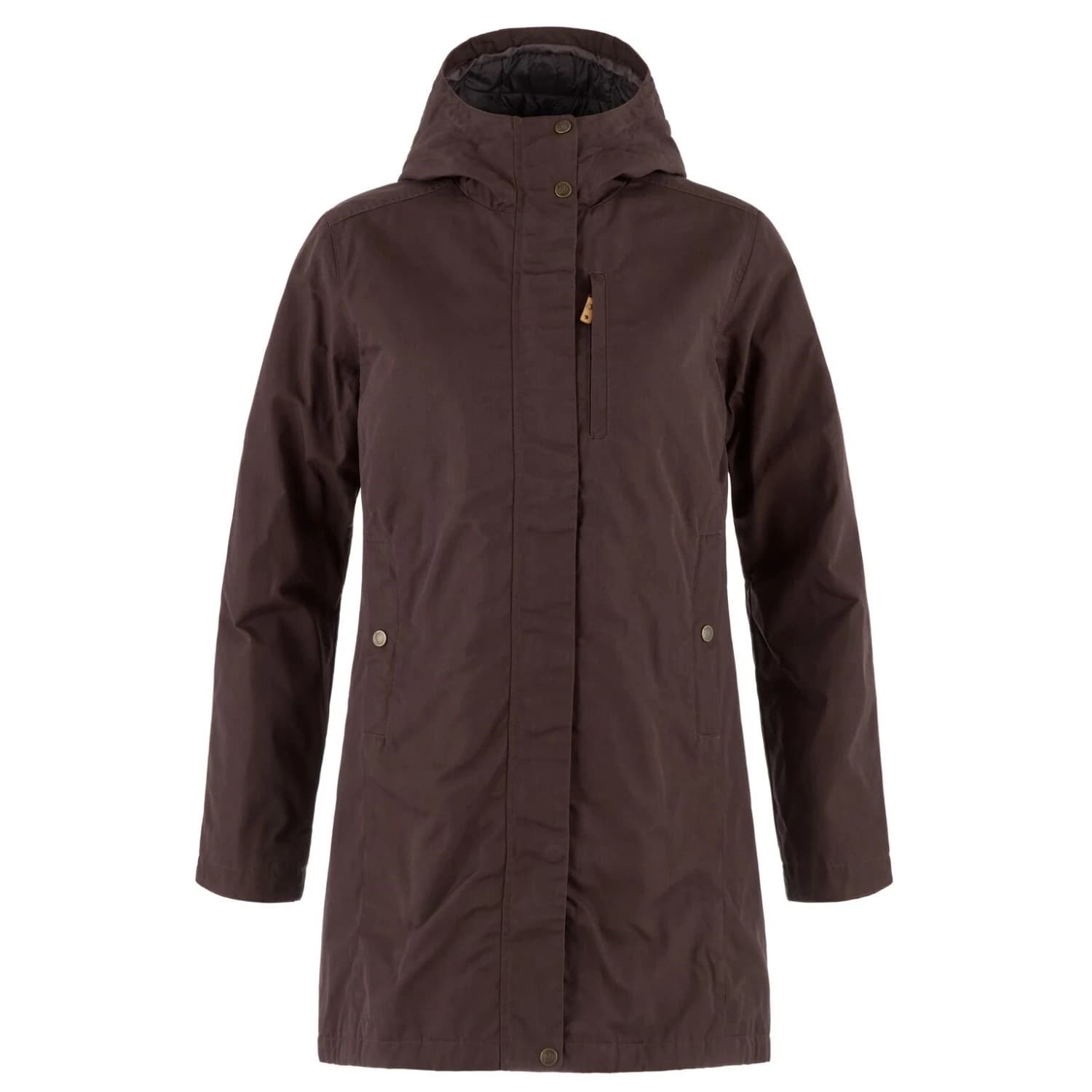 Дамско палто Fjällräven Women's Kiruna Padded Parka Coat - Black Oak