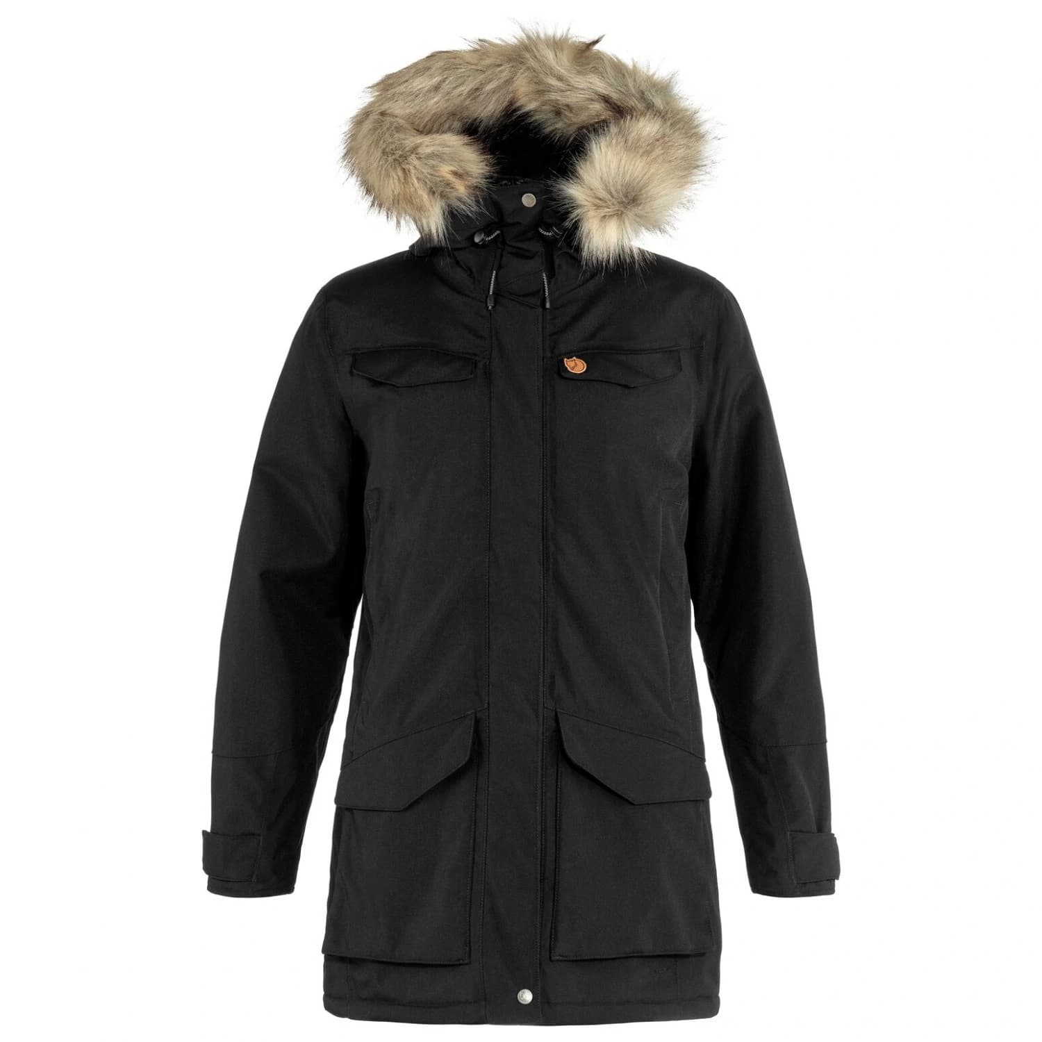 Дамско палто Fjällräven Women's Nuuk Parka Coat - Black