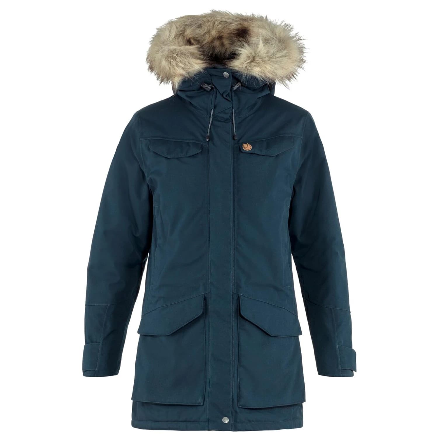Дамско палто Fjällräven Women's Nuuk Parka Coat - Dark Navy