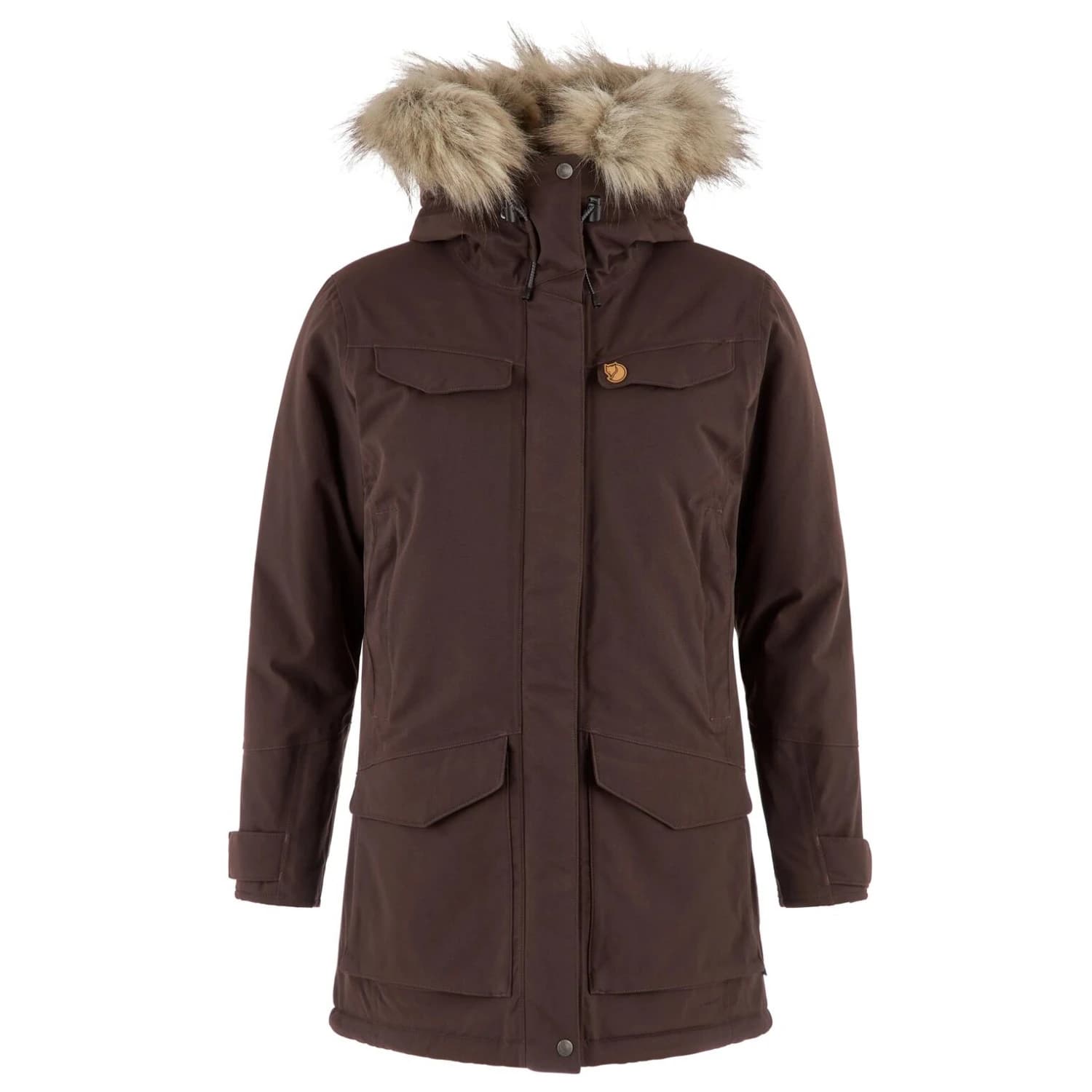 Дамско палто Fjällräven Women's Nuuk Parka Coat - Black Oak