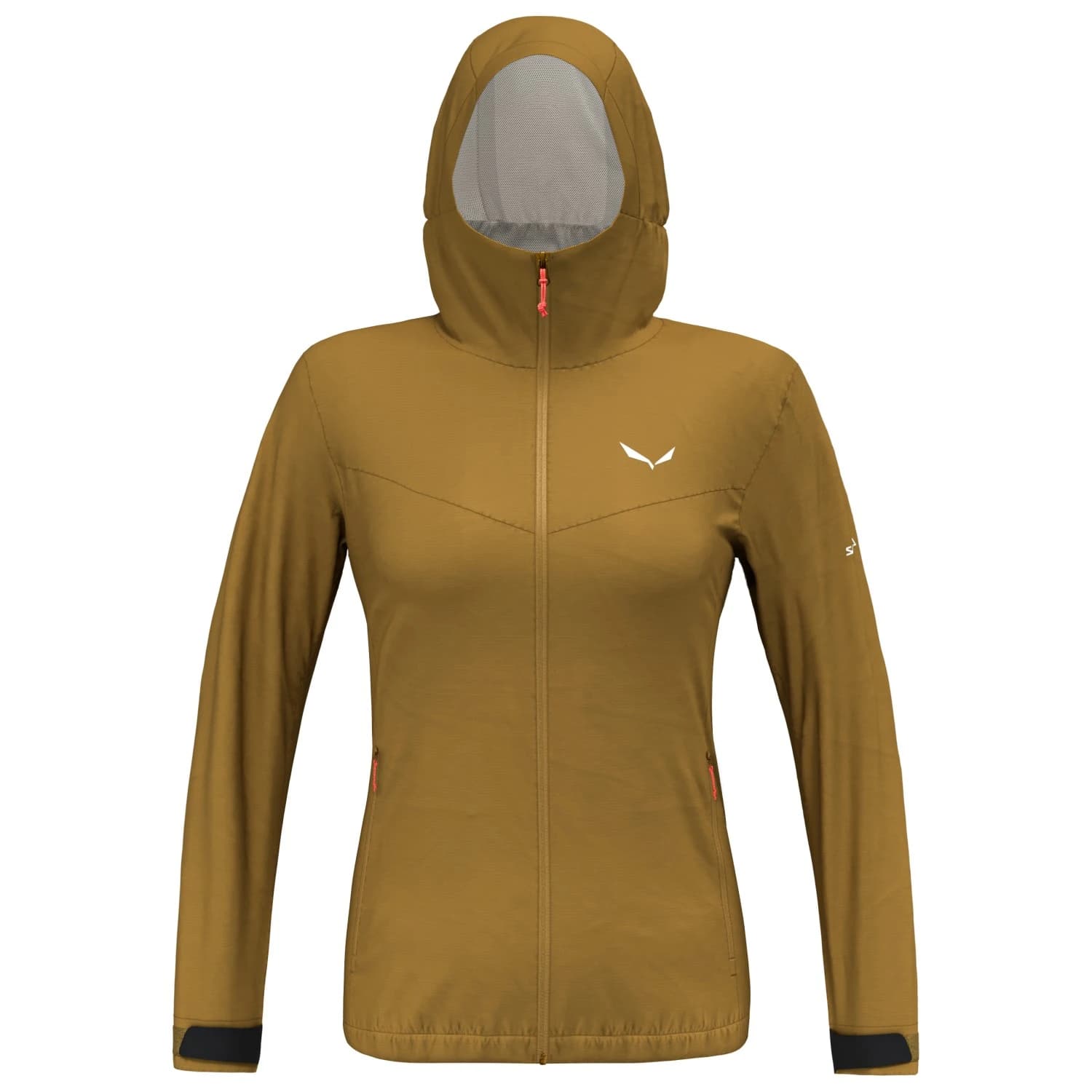 Дамско водоустойчиво яке Salewa Women's Puez Aqua 4 PowerTex 2.5L Jacket Waterproof jacket - Golden Brown
