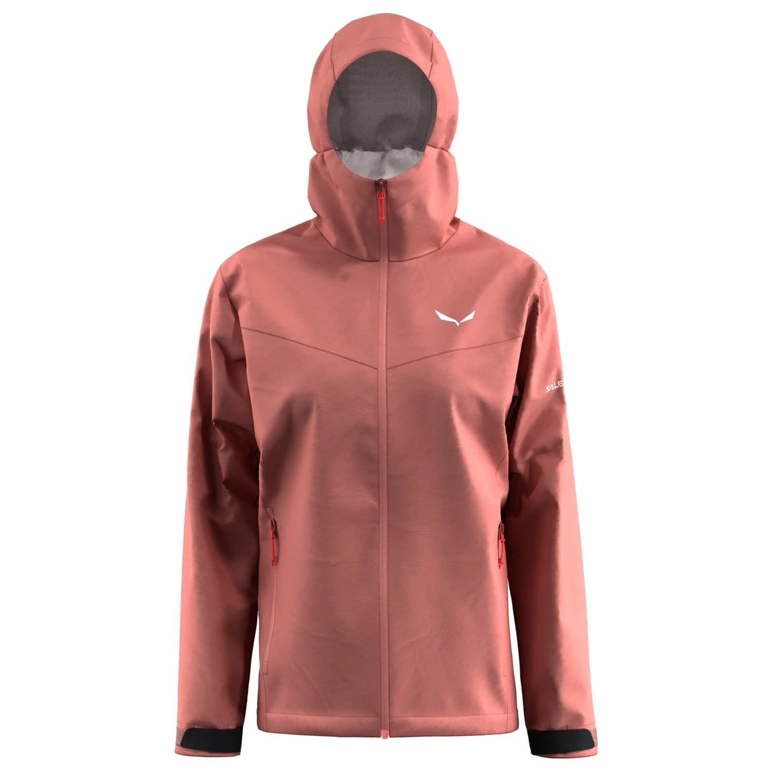 Дамско водоустойчиво яке Salewa Women's Puez Aqua 4 PowerTex 2.5L Jacket Waterproof jacket - Desert Pink