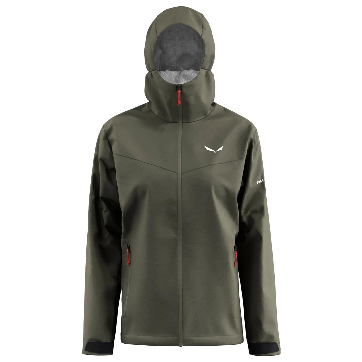 Дамско водоустойчиво яке Salewa Women's Puez Aqua 4 PowerTex 2.5L Jacket Waterproof jacket - Faded Green