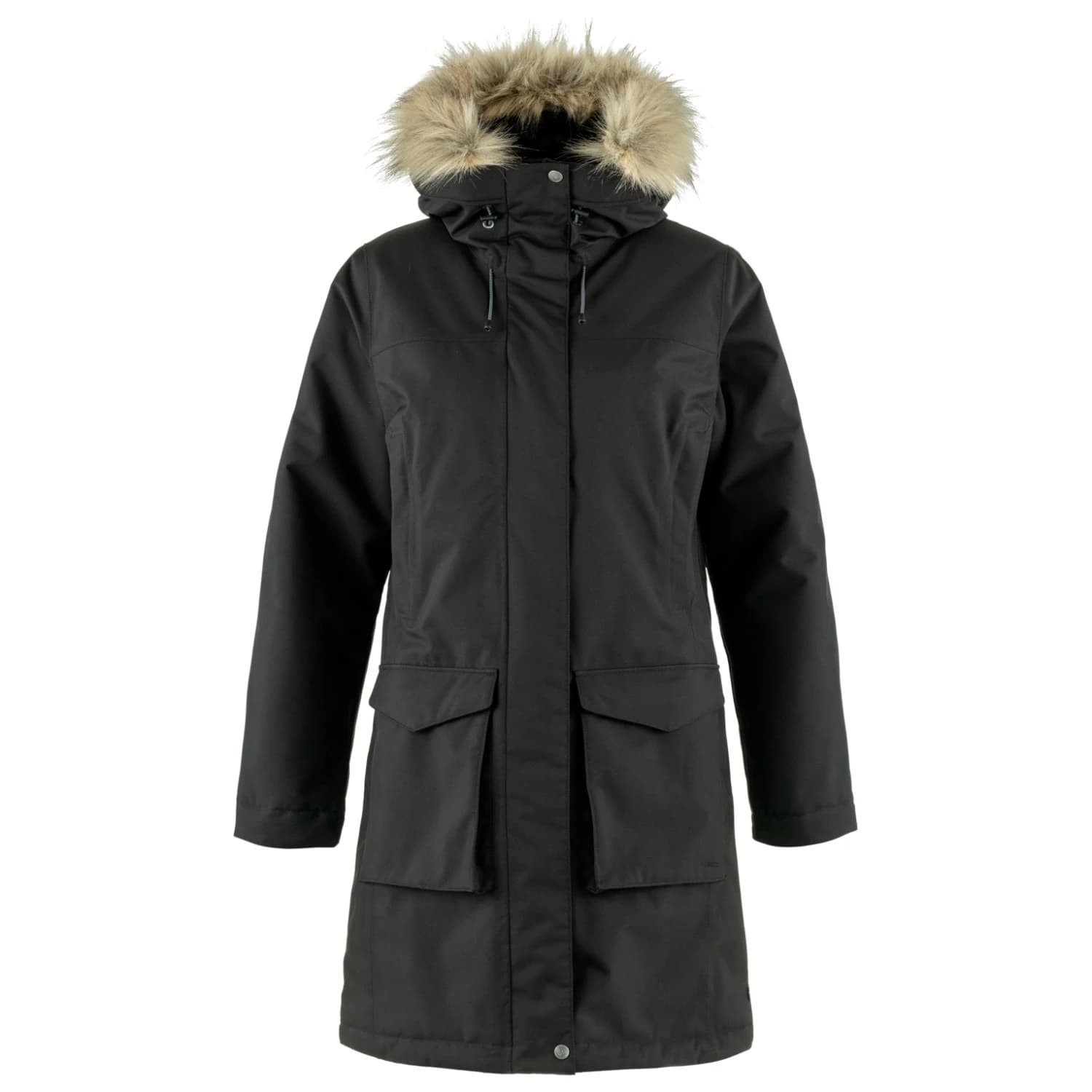 Дамско палто Fjällräven Women's Nuuk Lite Parka Coat - Black