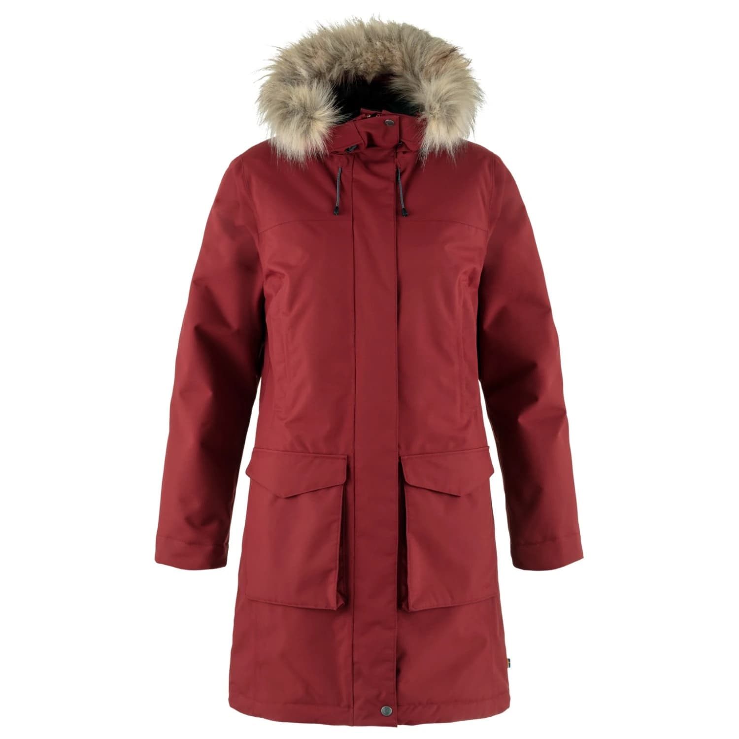 Дамско палто Fjällräven Women's Nuuk Lite Parka Coat - Bordeaux Red
