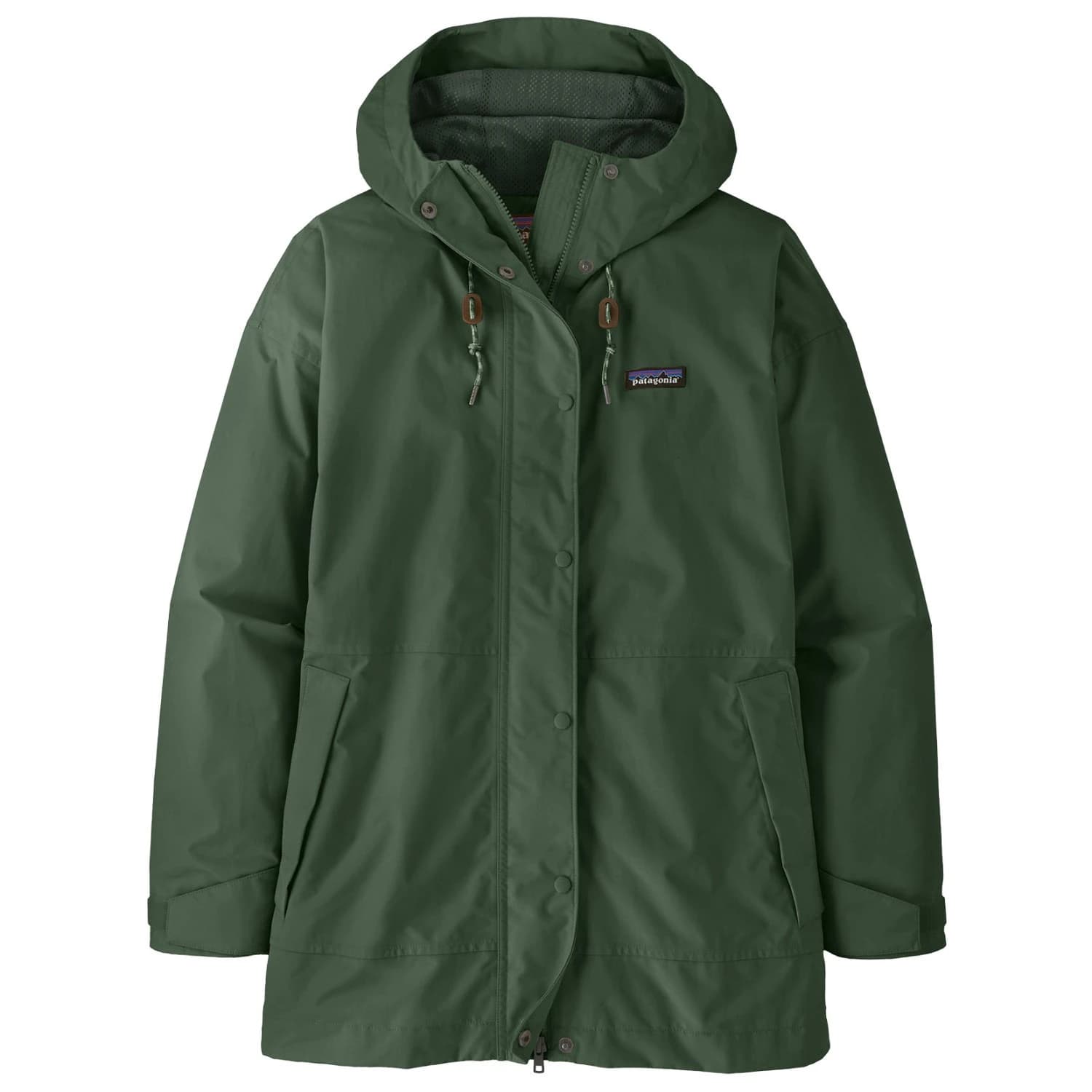 Дамско водоустойчиво яке Patagonia Women's Outdoor Everyday Rain Jacket Waterproof jacket - Canopy Green