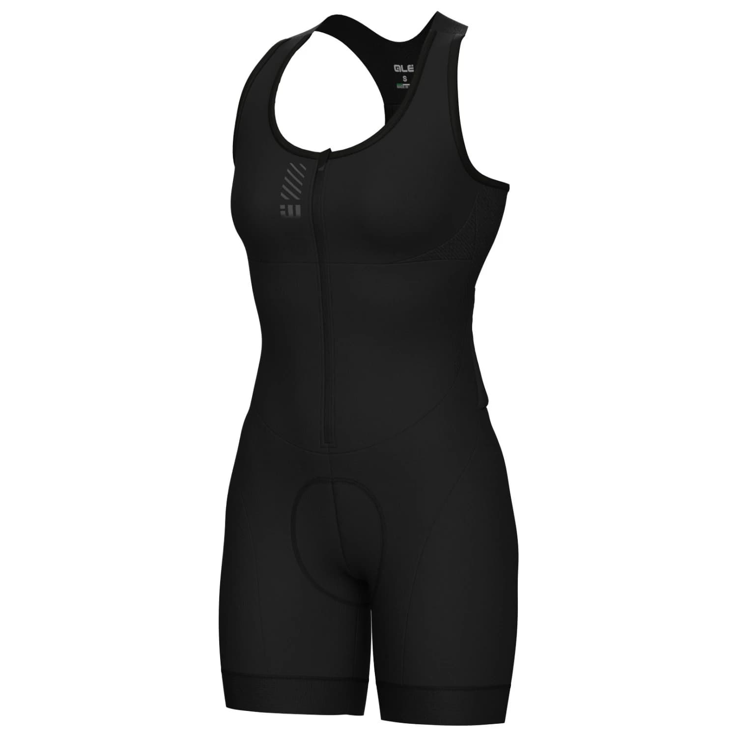 Дамски потник за колоездене Alé Women's Color Block Sleeveless Unitard Cycling skinsuit - Black