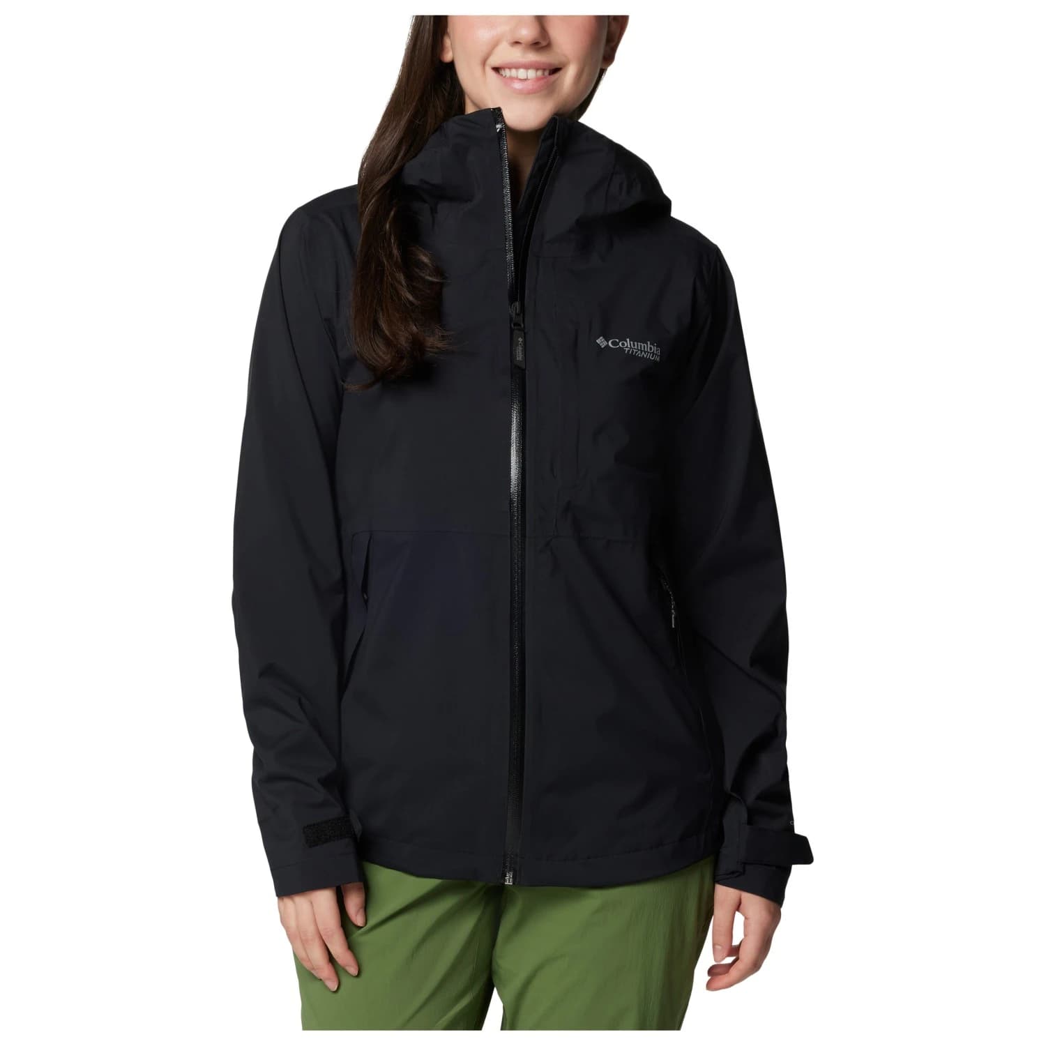 Дамско водоустойчиво яке Columbia Women's Omnitech Amplidry II Shell Waterproof jacket - Black