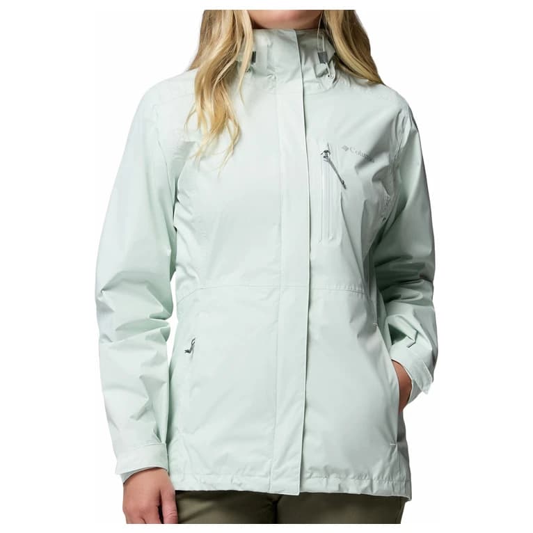 Дамско водоустойчиво яке Columbia Women's Pouring Adventure III Jacket Waterproof jacket - Tea Light