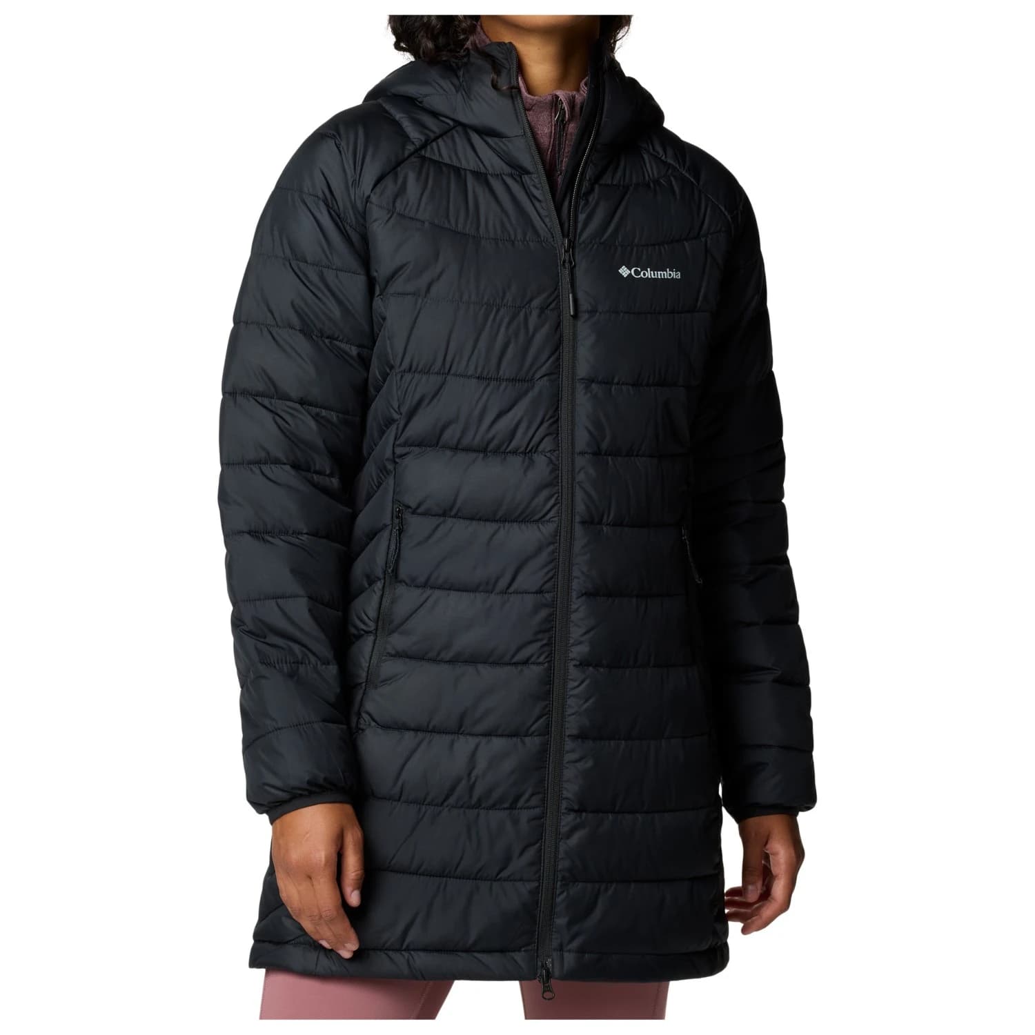 Дамско палто Columbia Women's Powder Lite II Mid Jacket Coat - Black