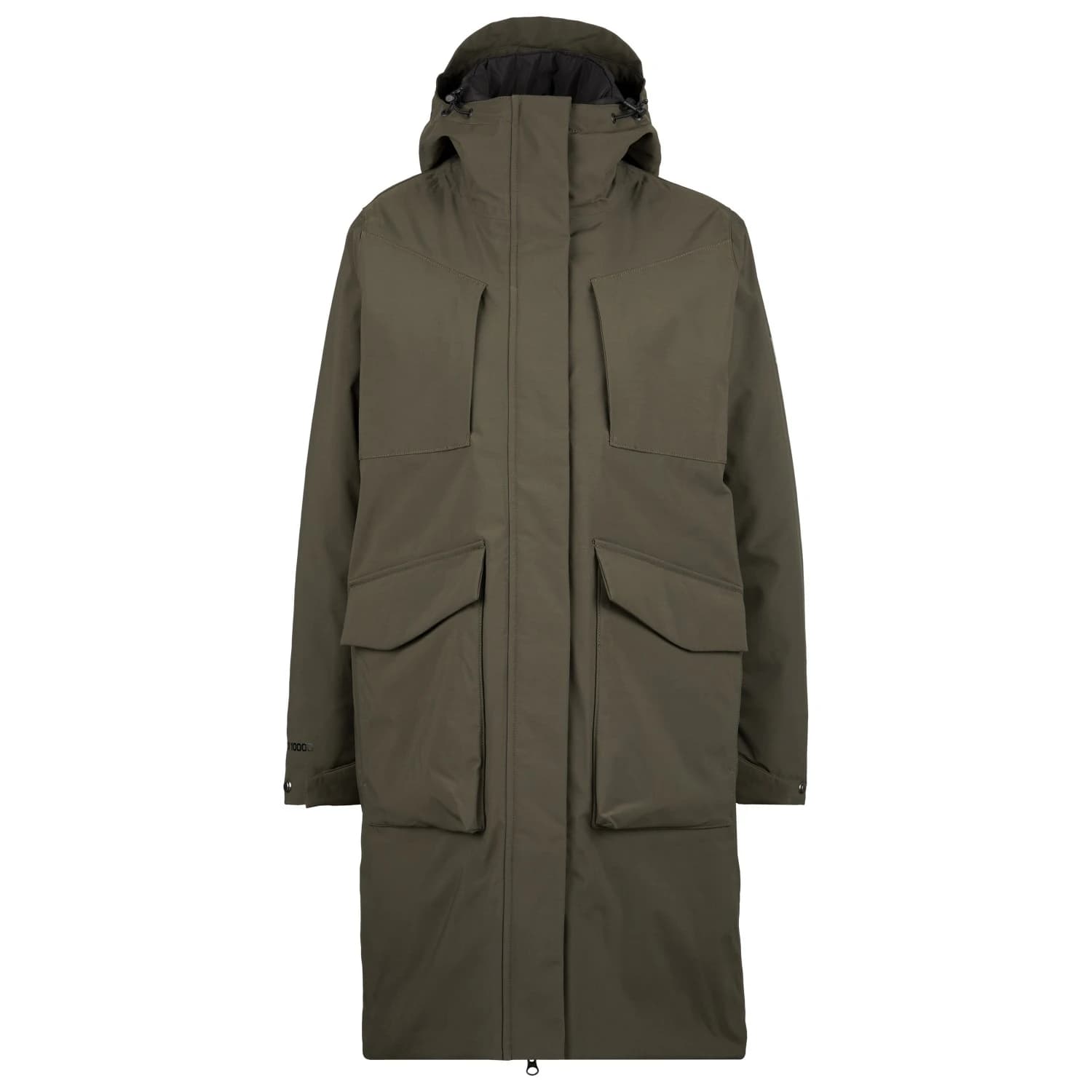 Дамско палто Heber Peak Women's SylvaHe. Long Coat - Deep Brown