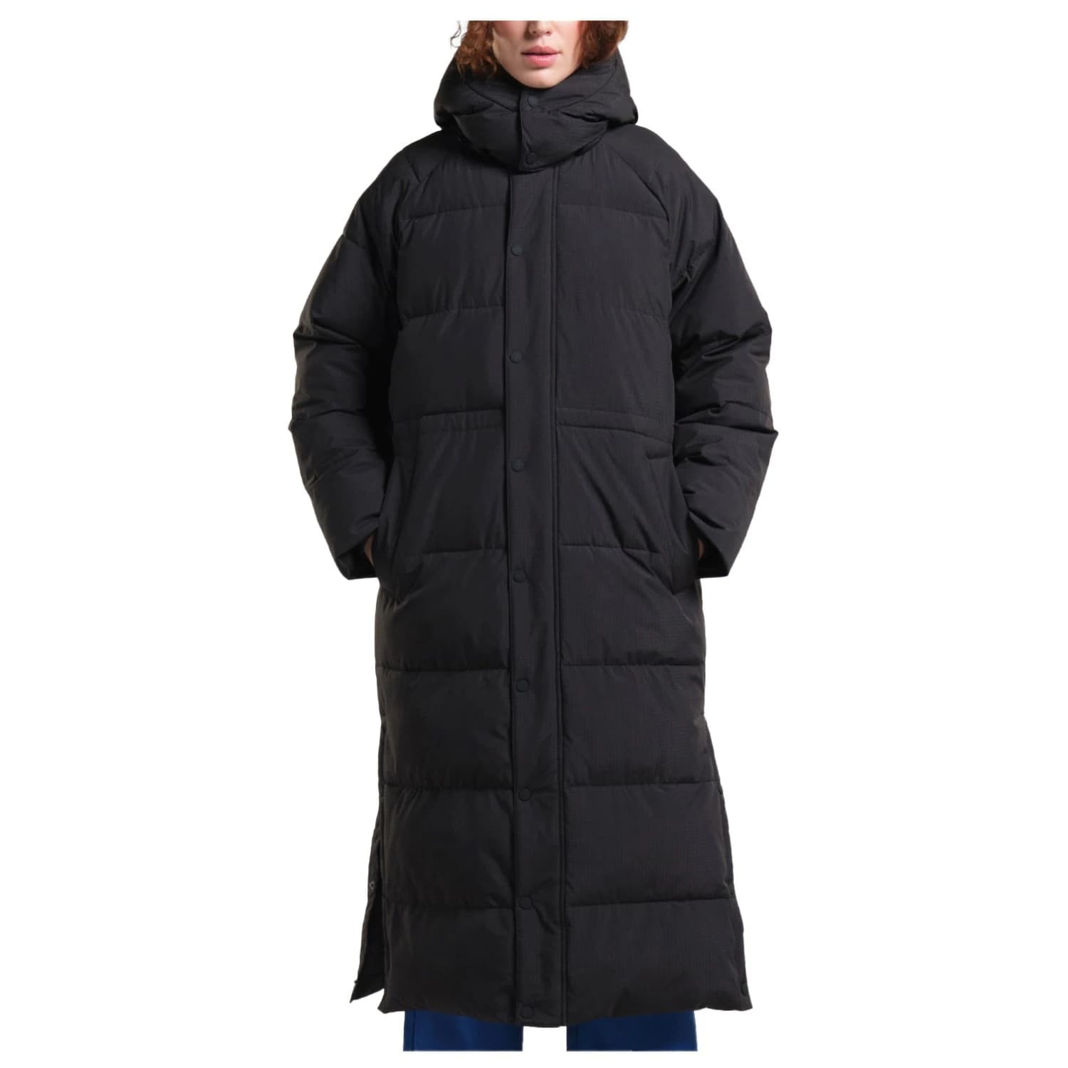 Дамско палто Dedicated Women's Long Puffer Jacket Karmas Coat - Black