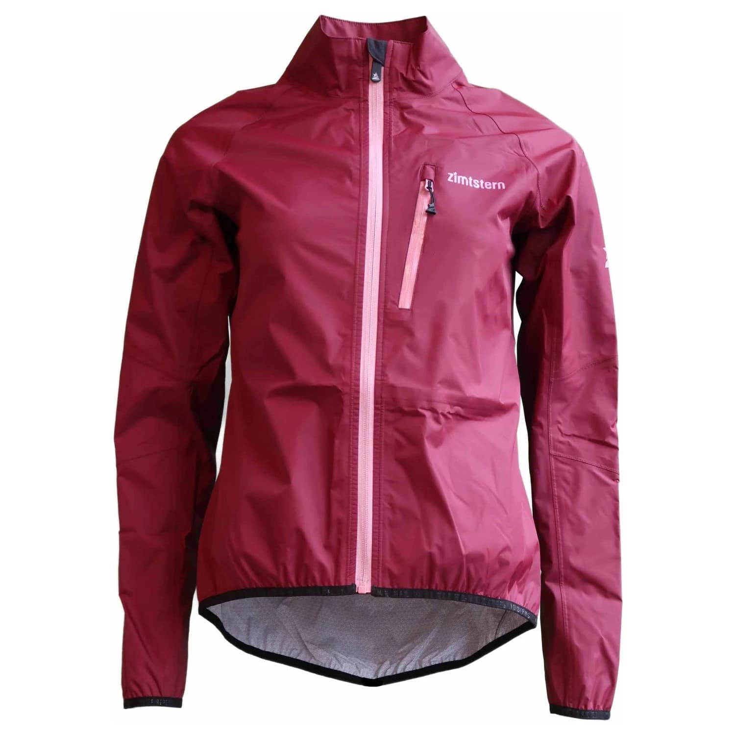 Дамско водоустойчиво яке за колоездене Zimtstern Women's Boltz Packable Rain Jacket Waterproof jacket - Windsor Wine