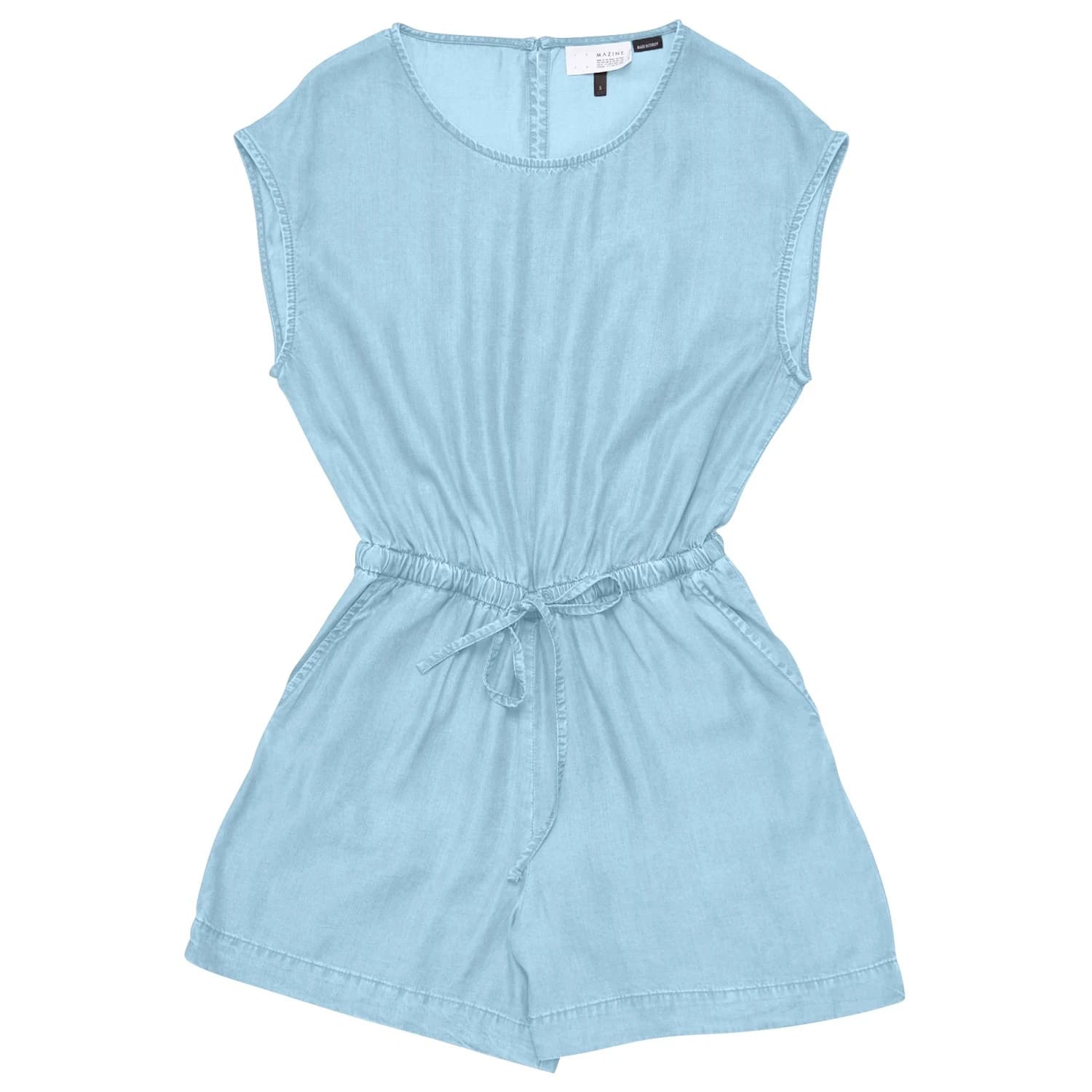 Гащеризон Mazine Women's Denim Short Jumpsuit - Light Blue Wash
