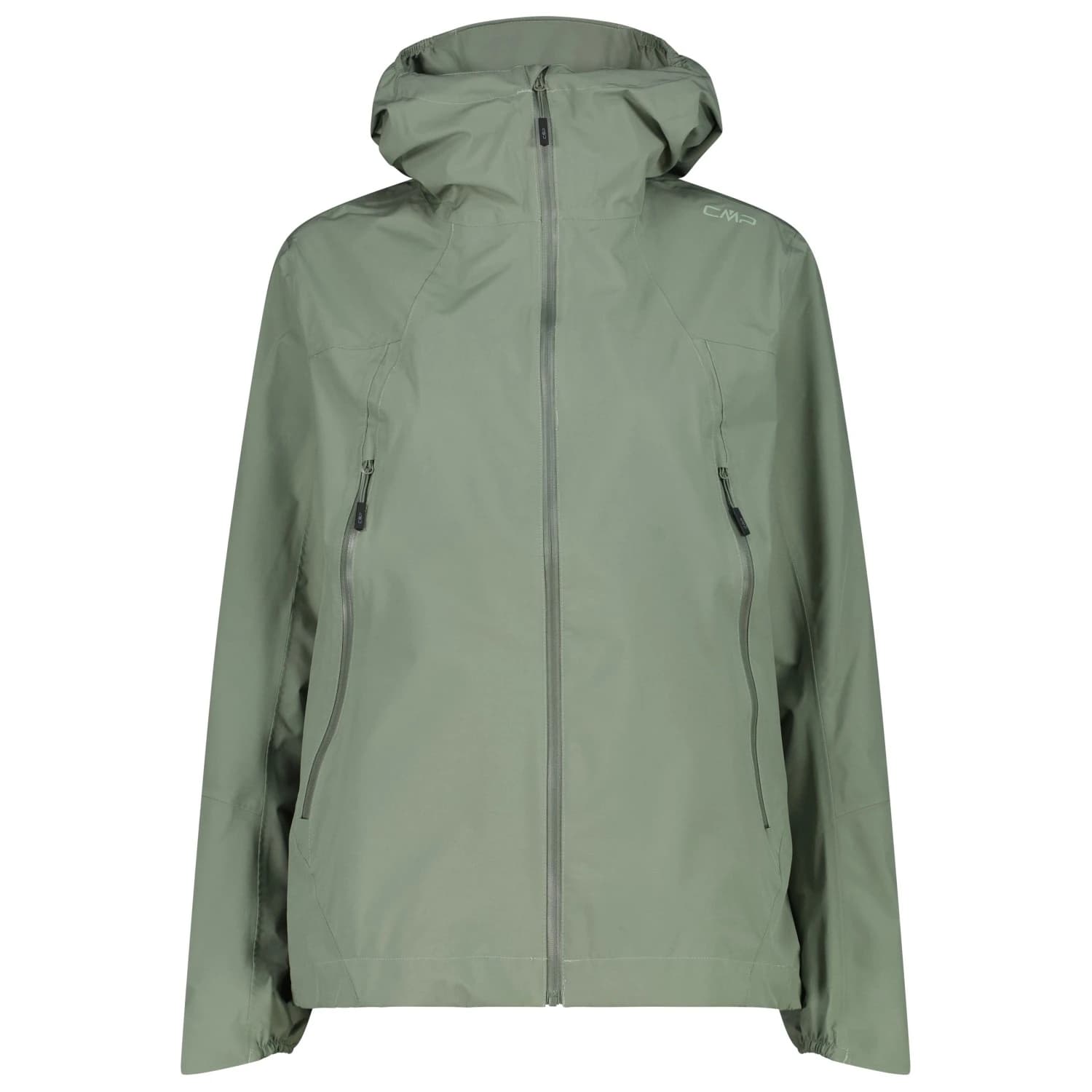 Дамско водоустойчиво яке CMP Women's 2 Layer Jacket Fix Hood Waterproof jacket - Avocado