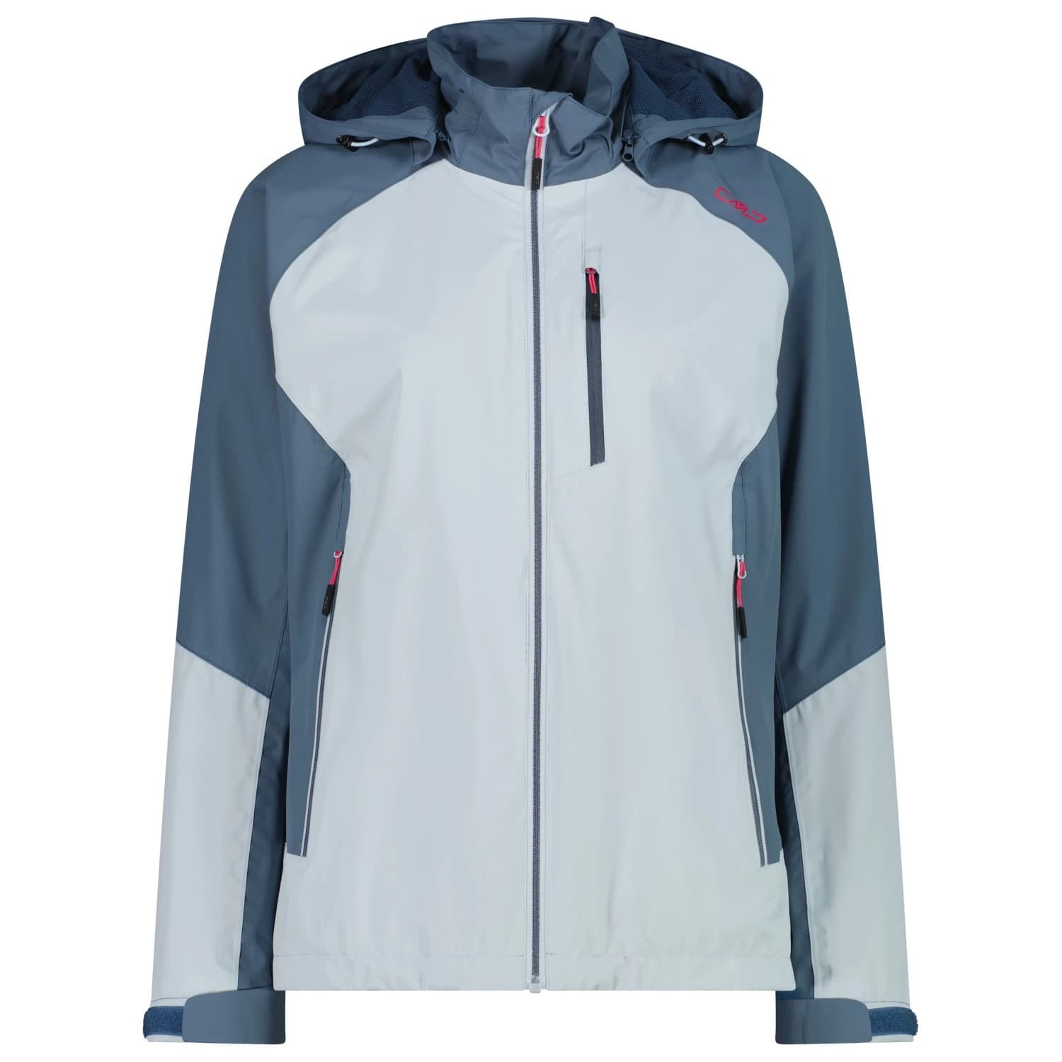 Дамско водоустойчиво яке Cmp Women's Ripstop Jacket Zip Hood Waterproof jacket - Sky Blue