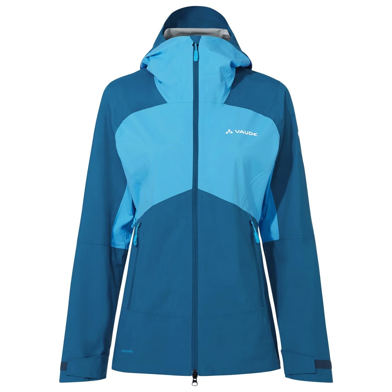 Дамско водоустойчиво яке Vaude Women's Simony 2,5L Jacket V Waterproof jacket - Aqua