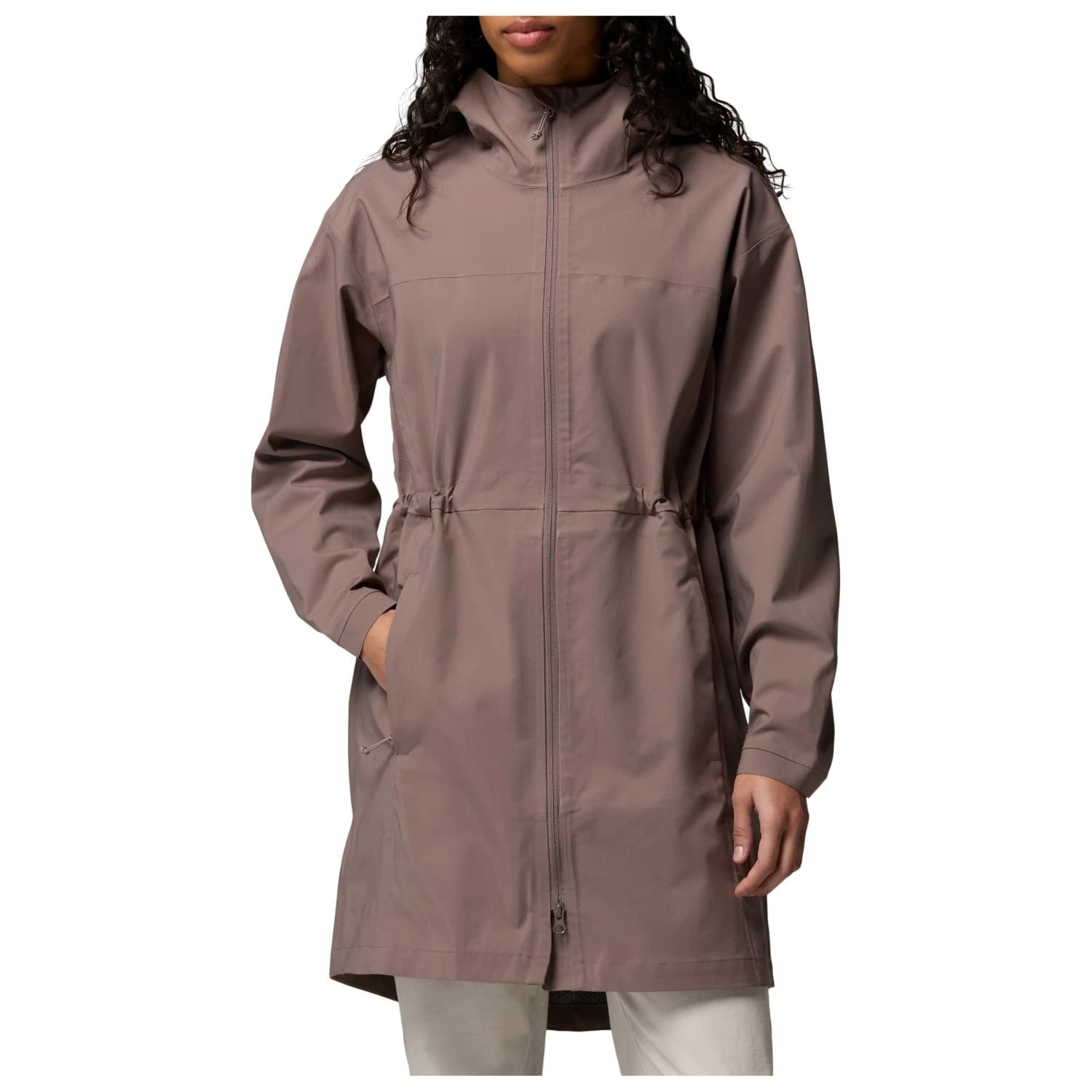 Дамско палто Columbia Women's Weekend Adventure II Long Shell Coat - Iron