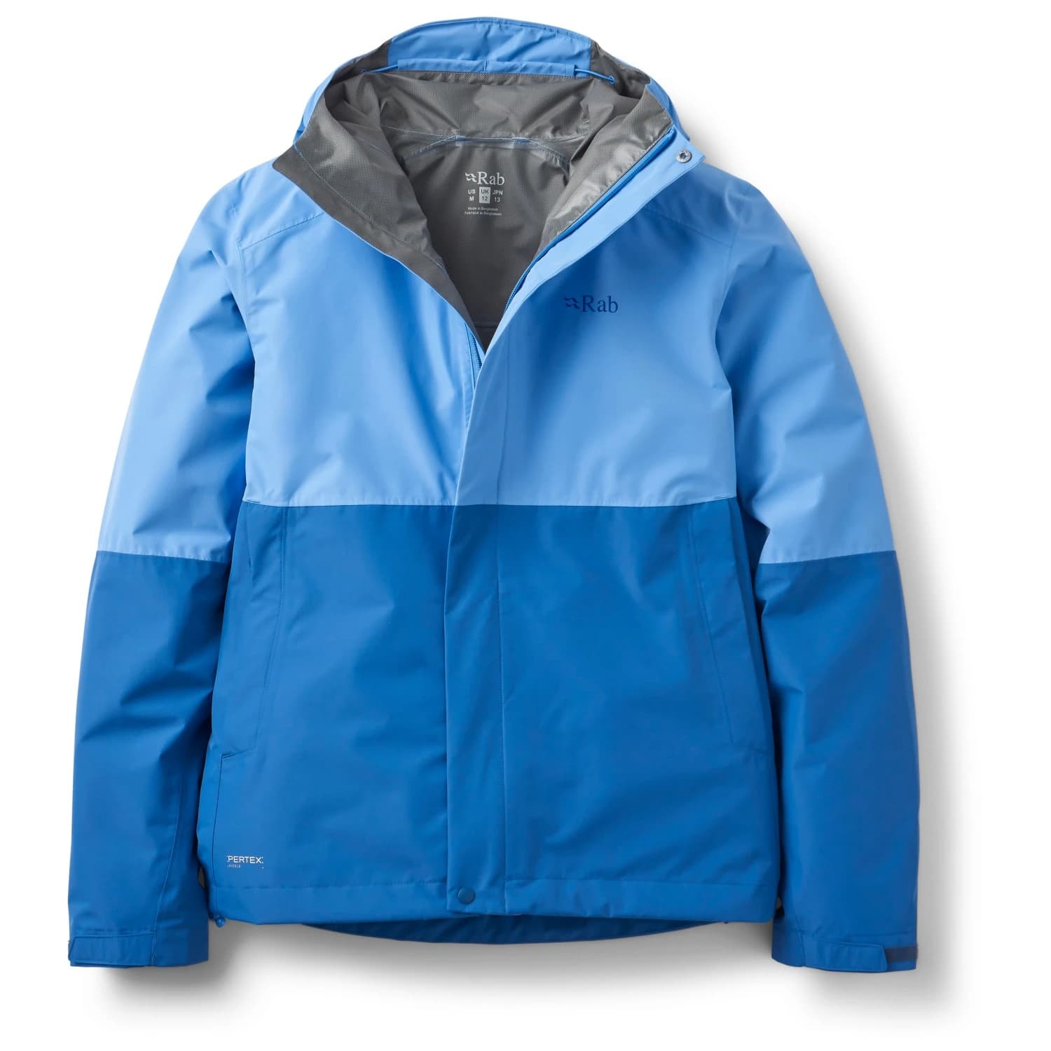 Дамско водоустойчиво яке Rab Women's Downpour Jacket Waterproof jacket - Bluebird / Dark Bluebird