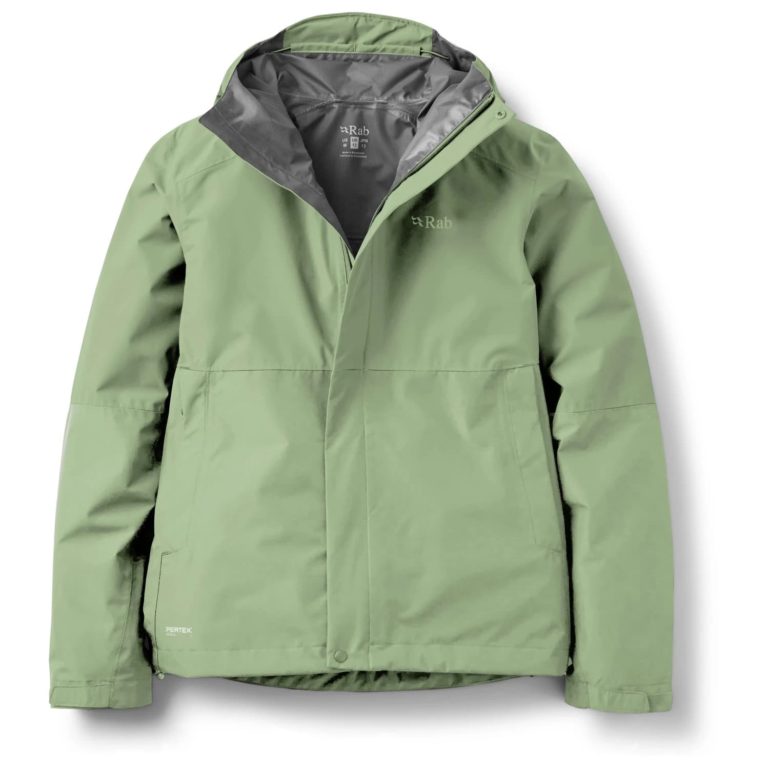 Дамско водоустойчиво яке Rab Women's Downpour Jacket Waterproof jacket - Dark Fig Green