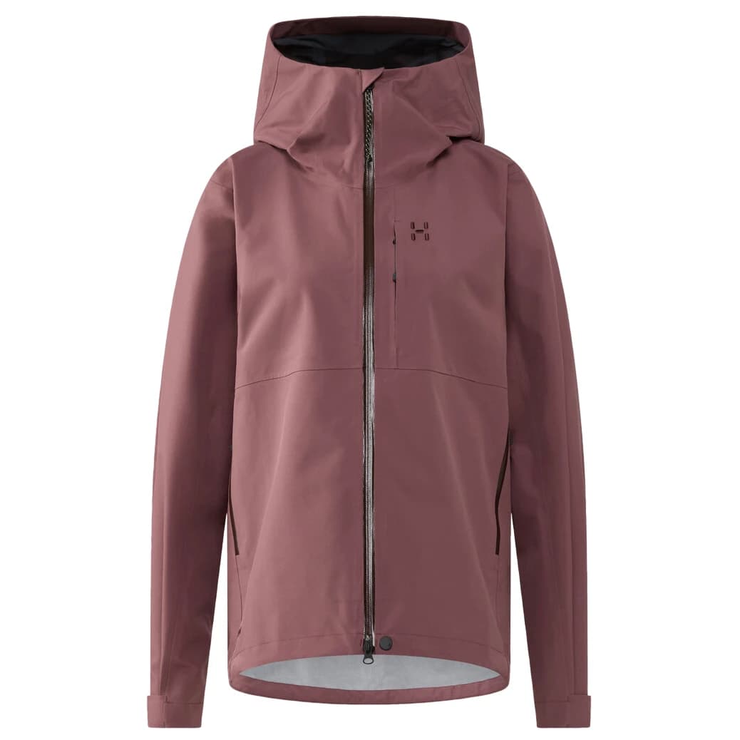 Дамско водоустойчиво яке Haglöfs Women's Front Proof II Jacket Waterproof jacket - Misty Mauve
