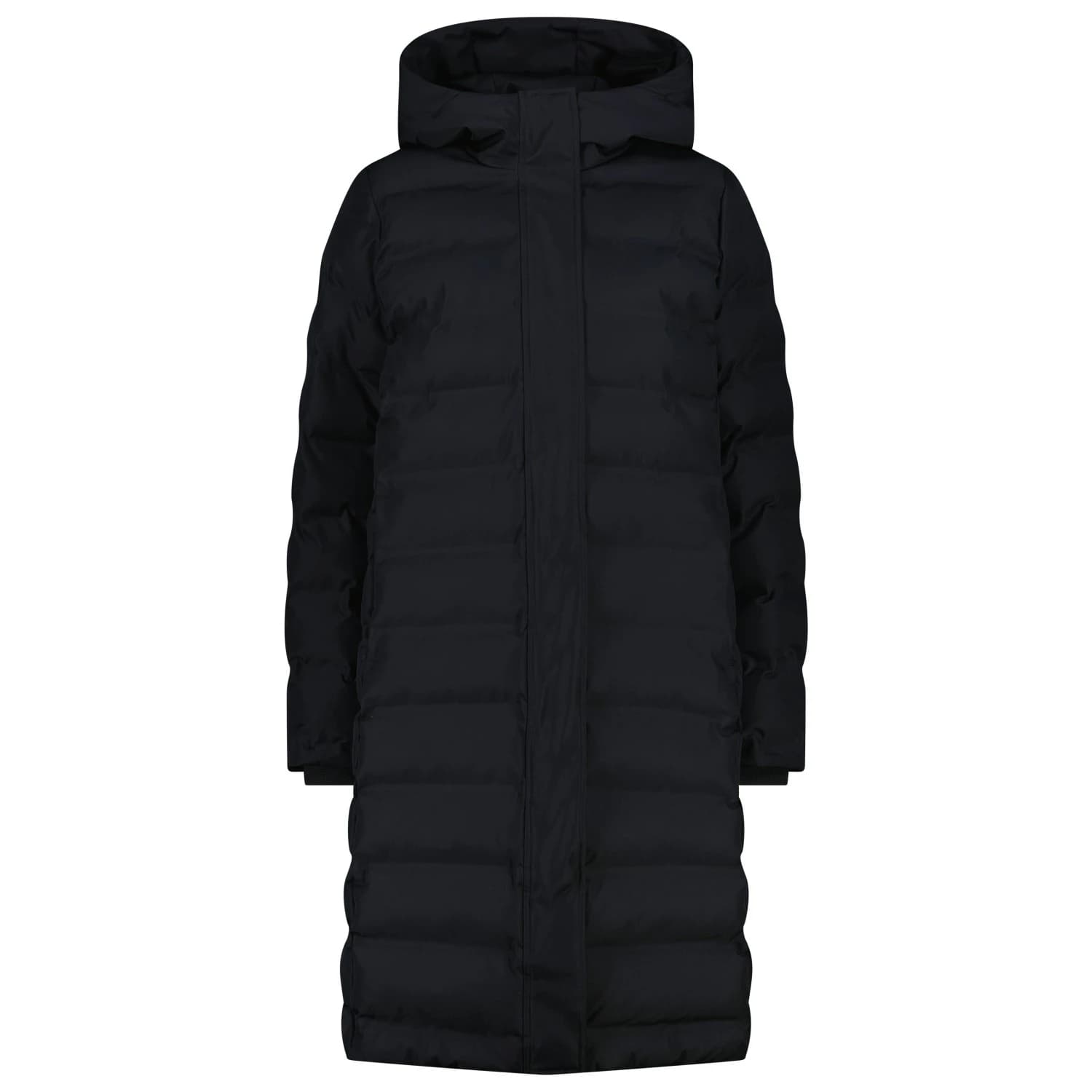Дамско палто Cmp Women's Down Coat Fix Hood Coat - Nero
