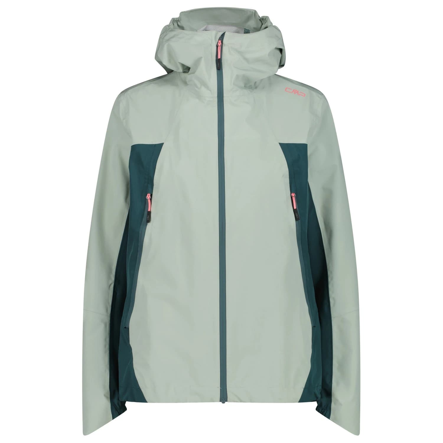 Дамско водоустойчиво яке Cmp Women's Jacket Fix Hood 2 Layer Waterproof jacket - Jade